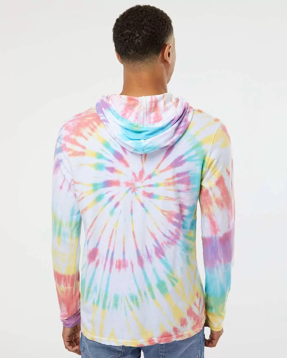 Dyenomite 430VR Tie-Dyed Hooded Pullover T-Shirt SKU: 430VR