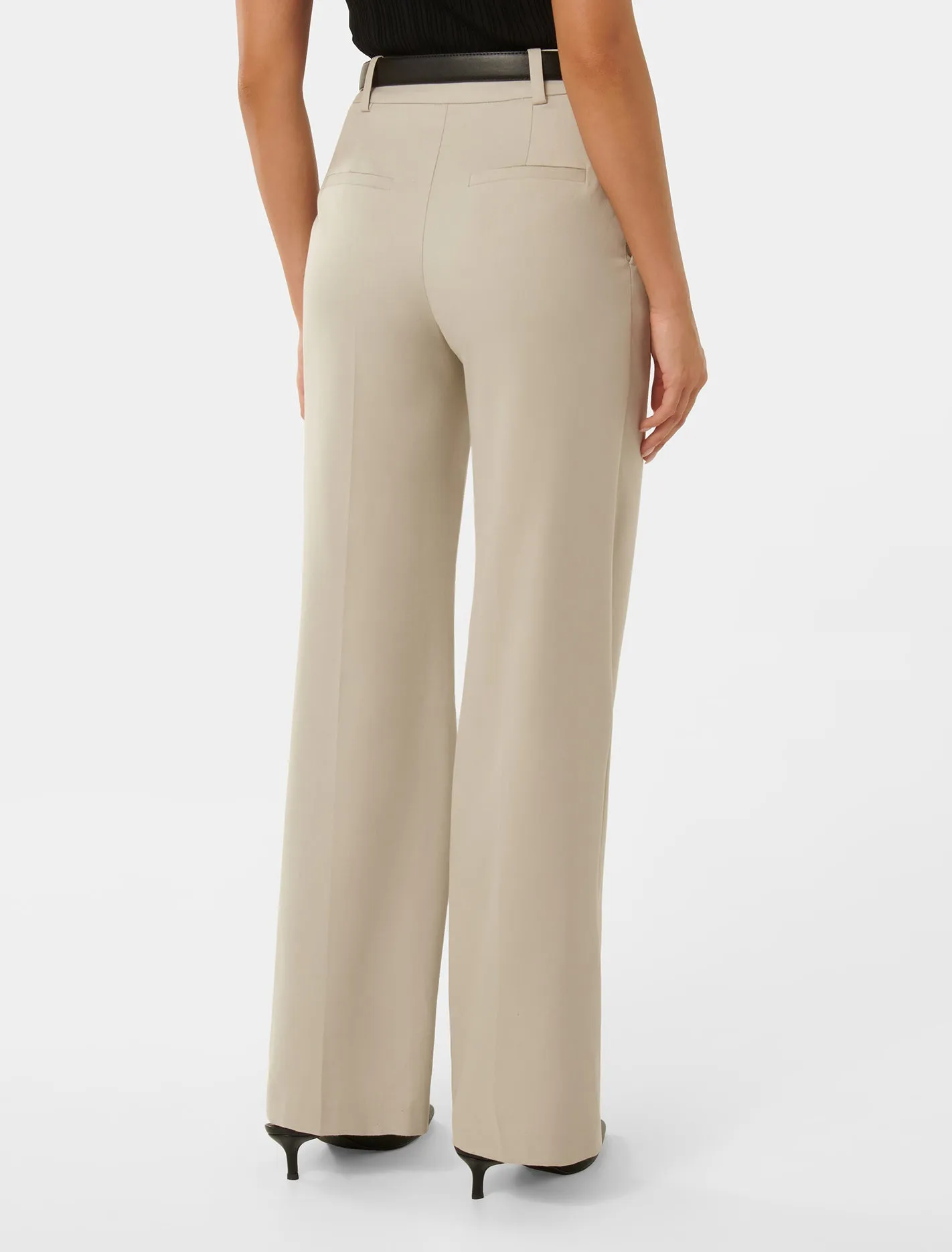 Edweena Belted Wide-Leg Trousers