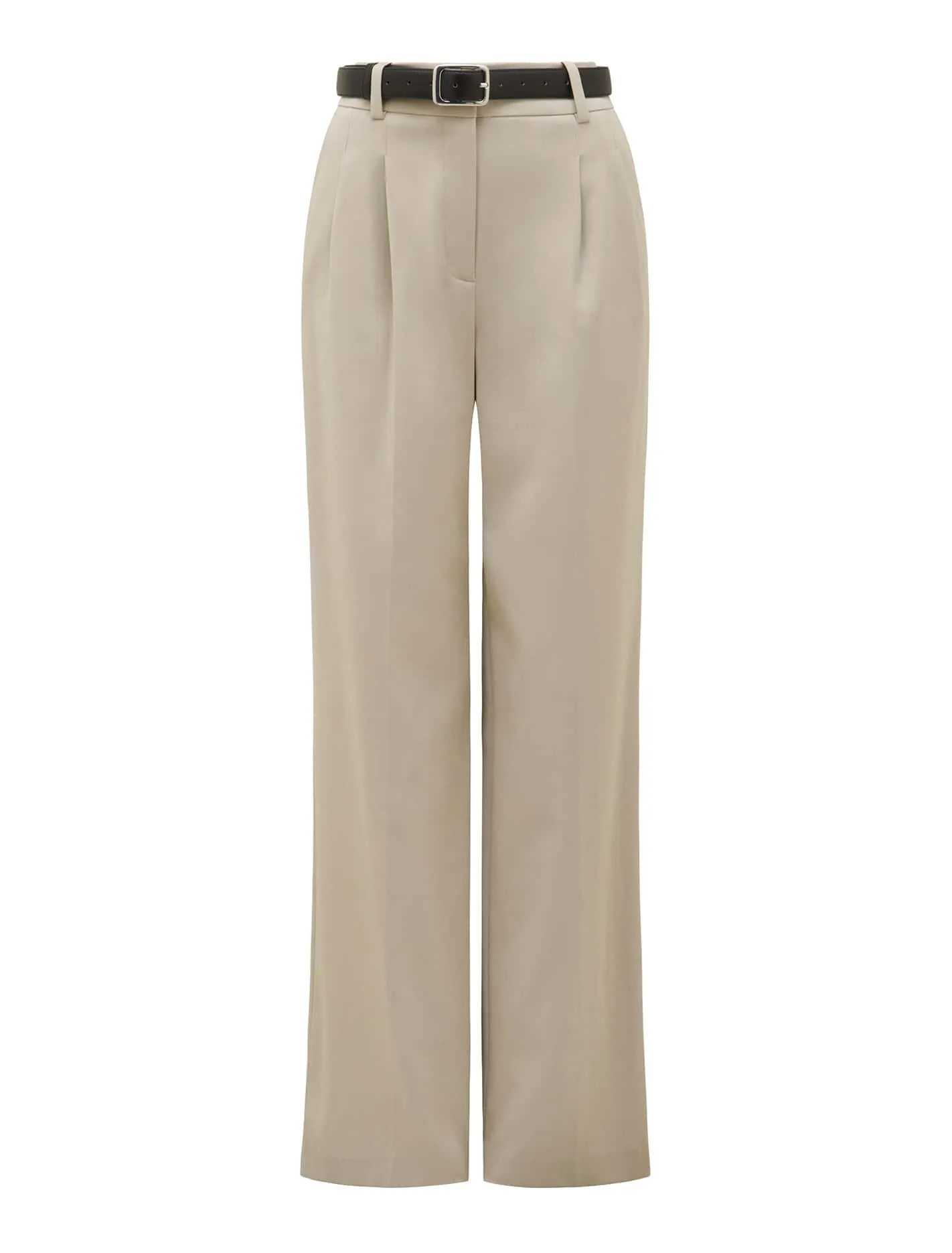 Edweena Belted Wide-Leg Trousers