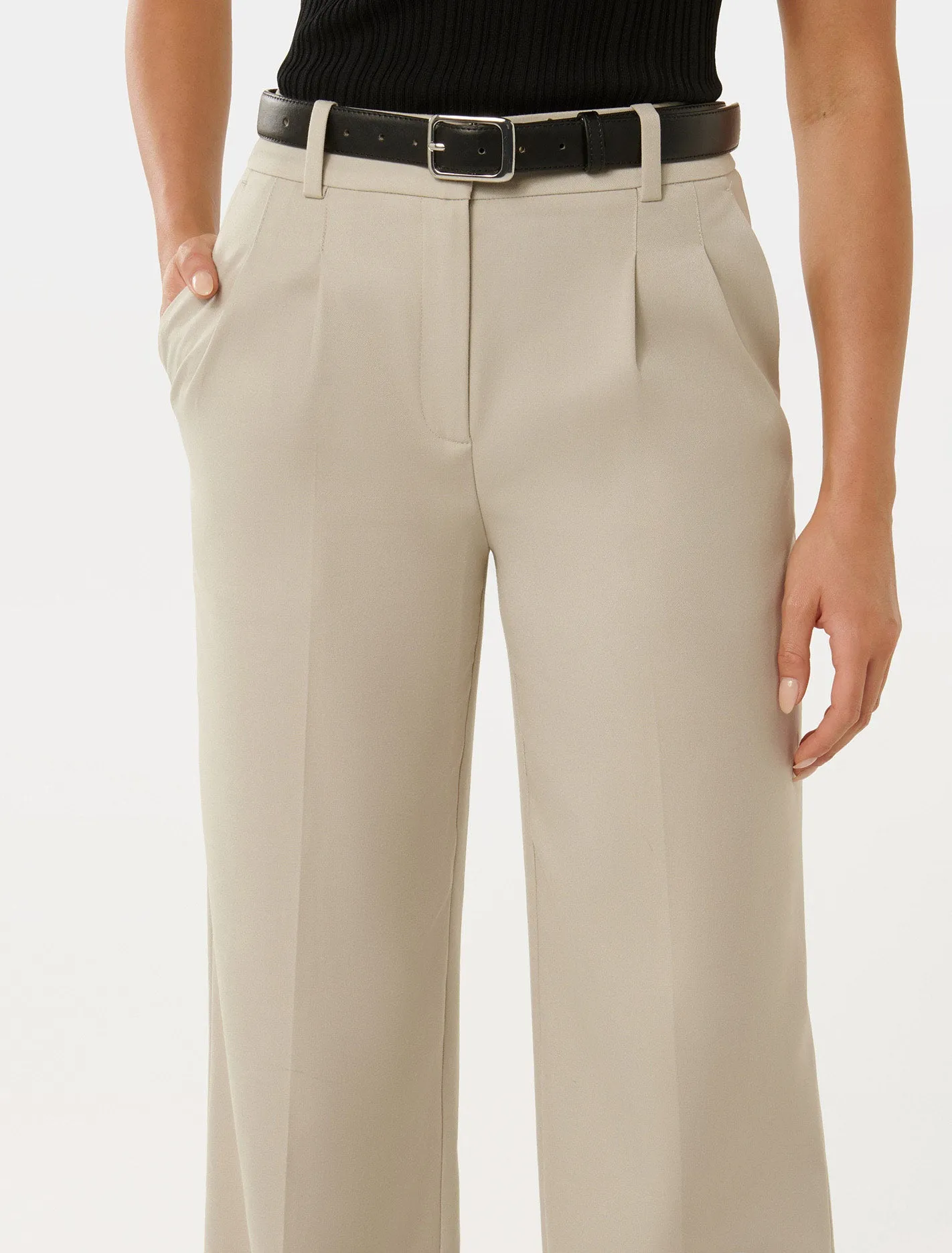 Edweena Belted Wide-Leg Trousers