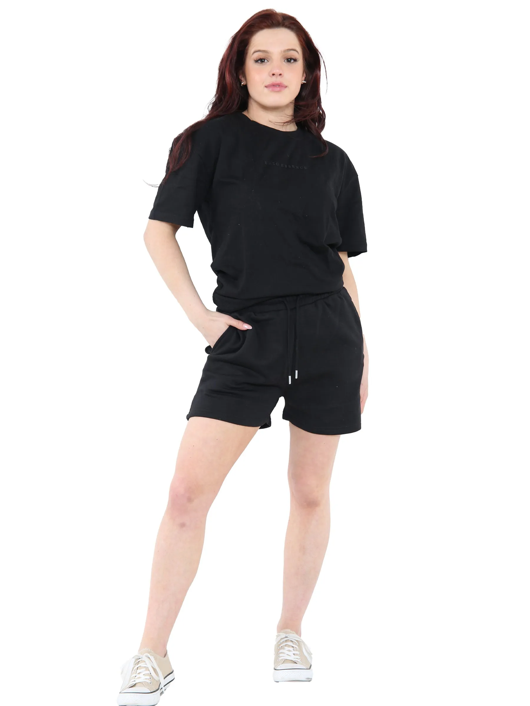 Enzo | Womens T-Shirt & Shorts Tracksuit Set