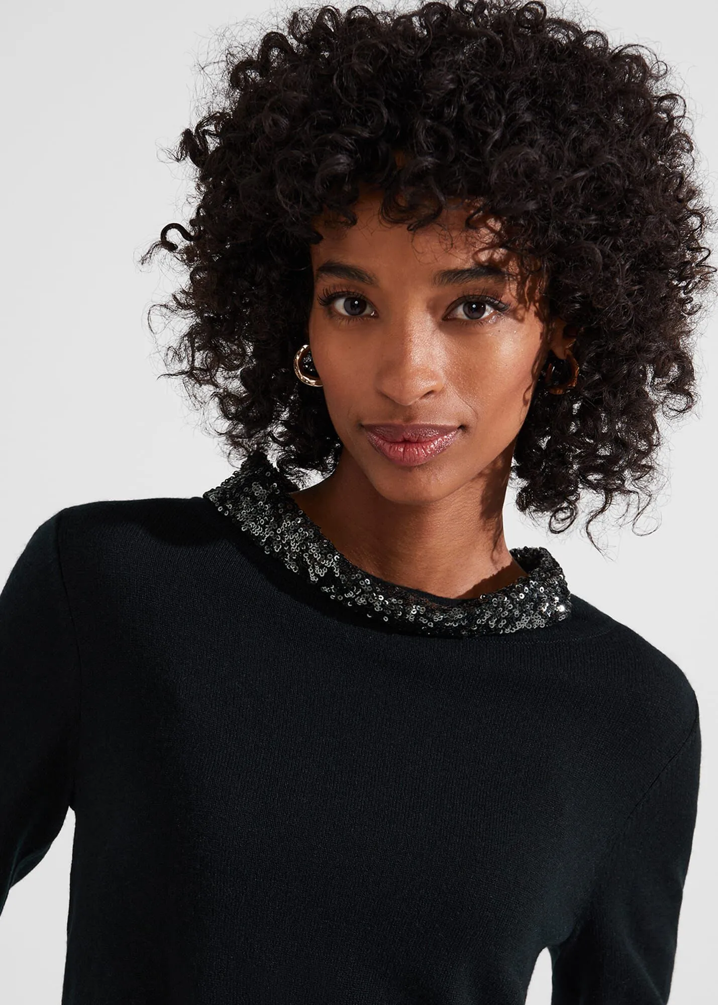 Esther Sequin Jumper With Cashmere 