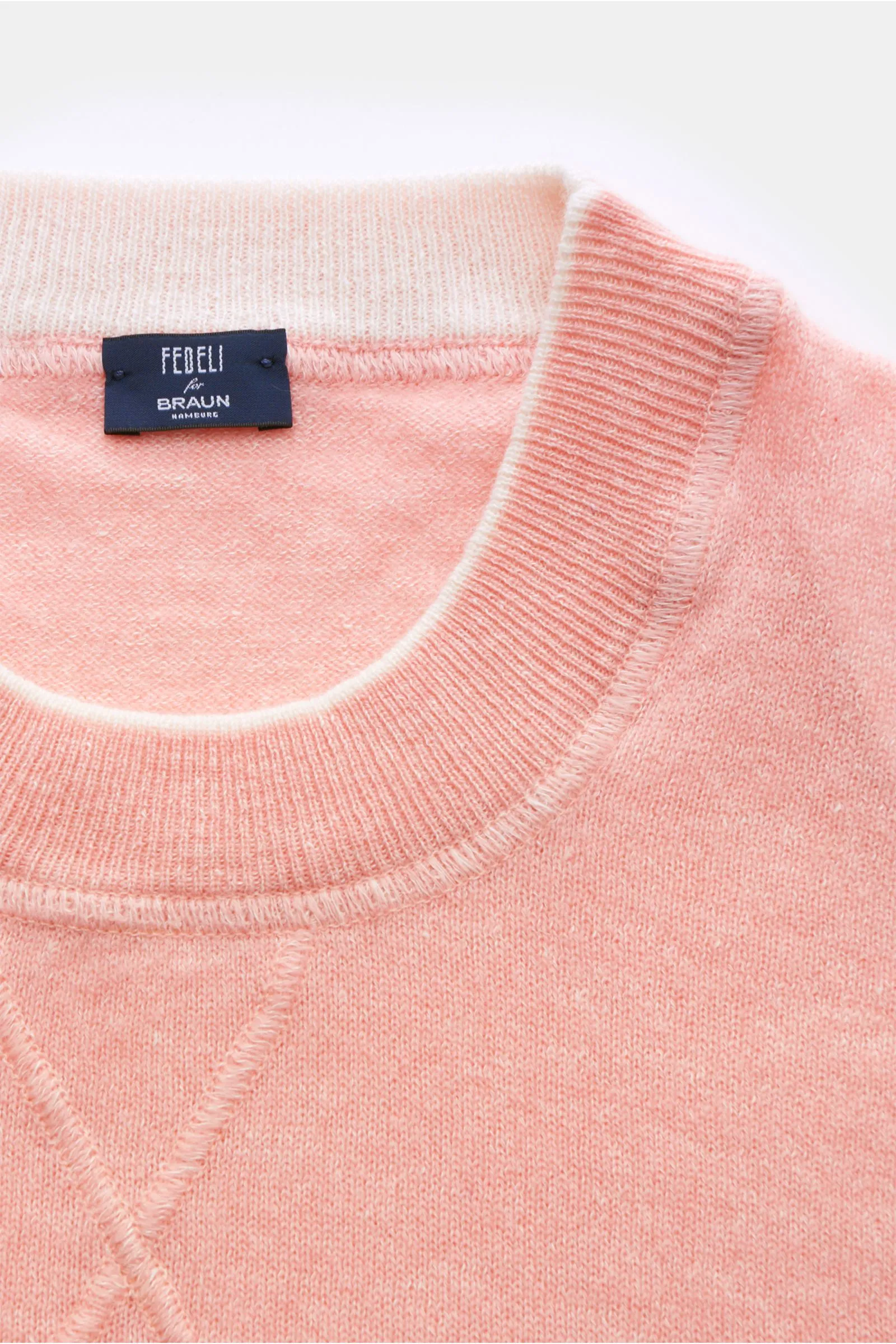 FEDELI crew neck jumper rose