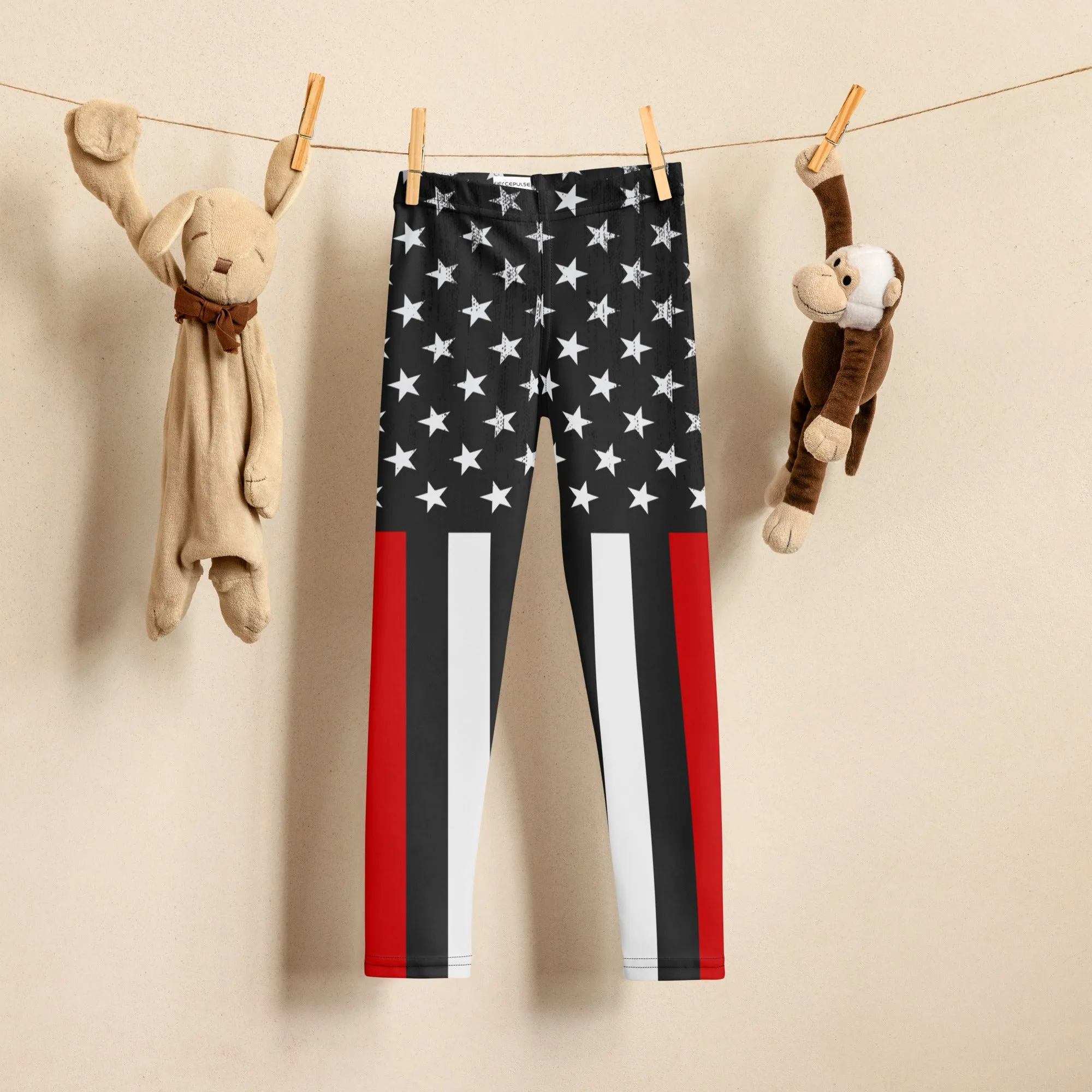 First Responder Firefighter Kid's Leggings