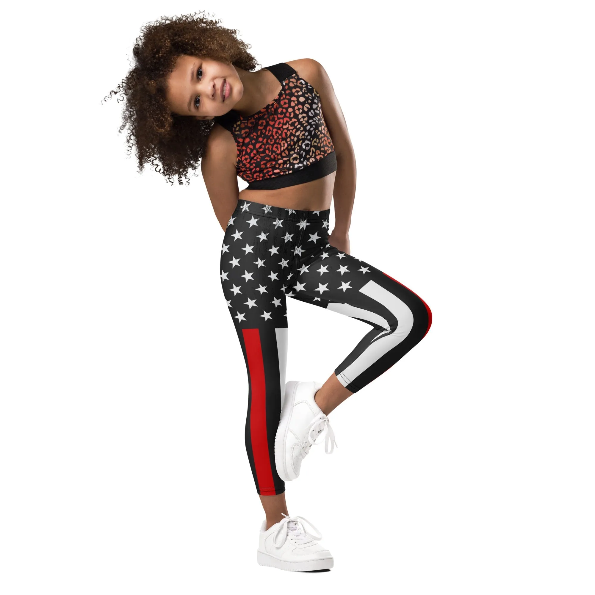 First Responder Firefighter Kid's Leggings