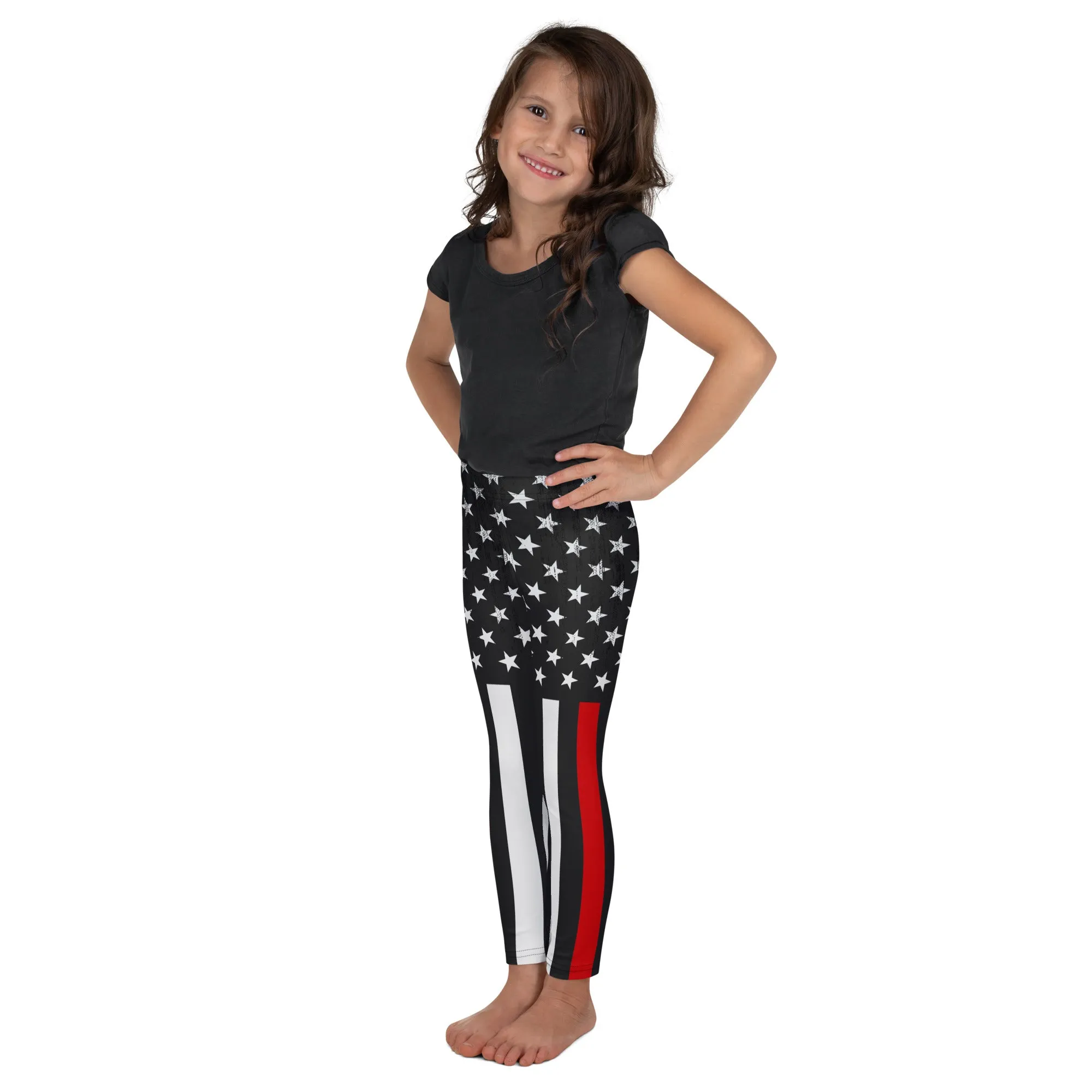 First Responder Firefighter Kid's Leggings