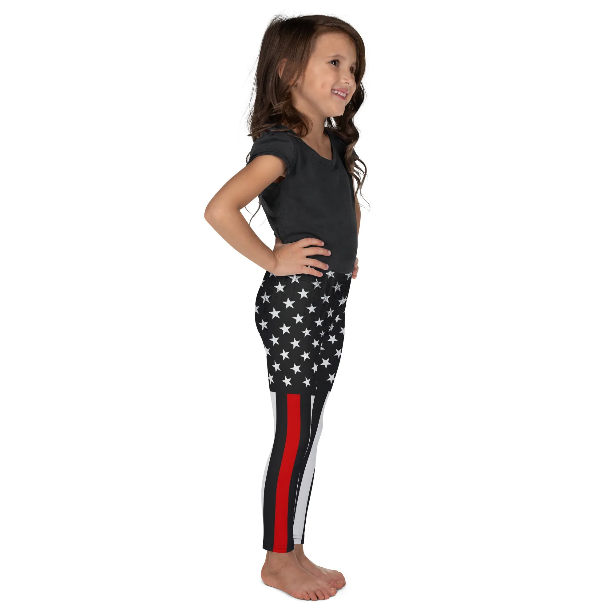 First Responder Firefighter Kid's Leggings