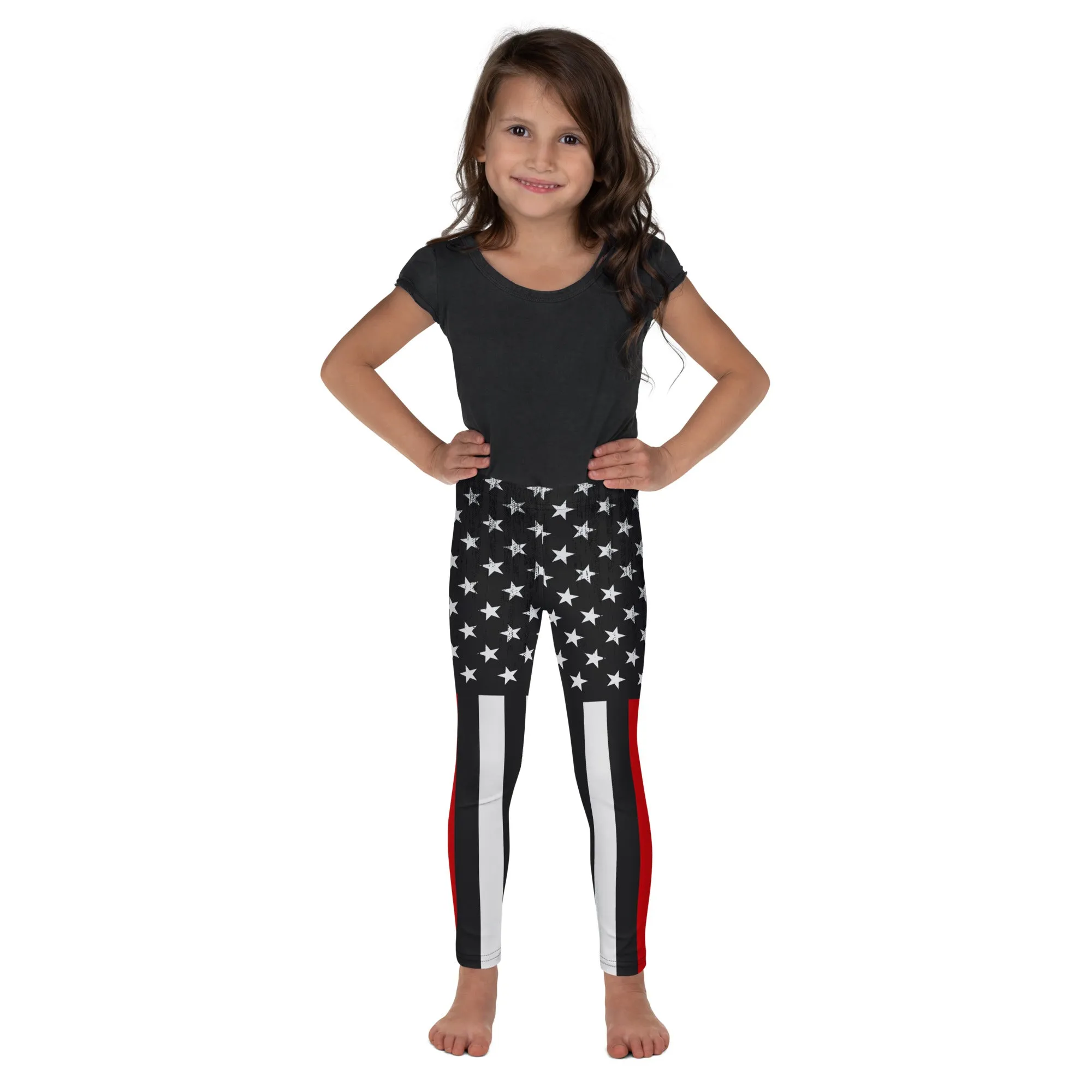 First Responder Firefighter Kid's Leggings