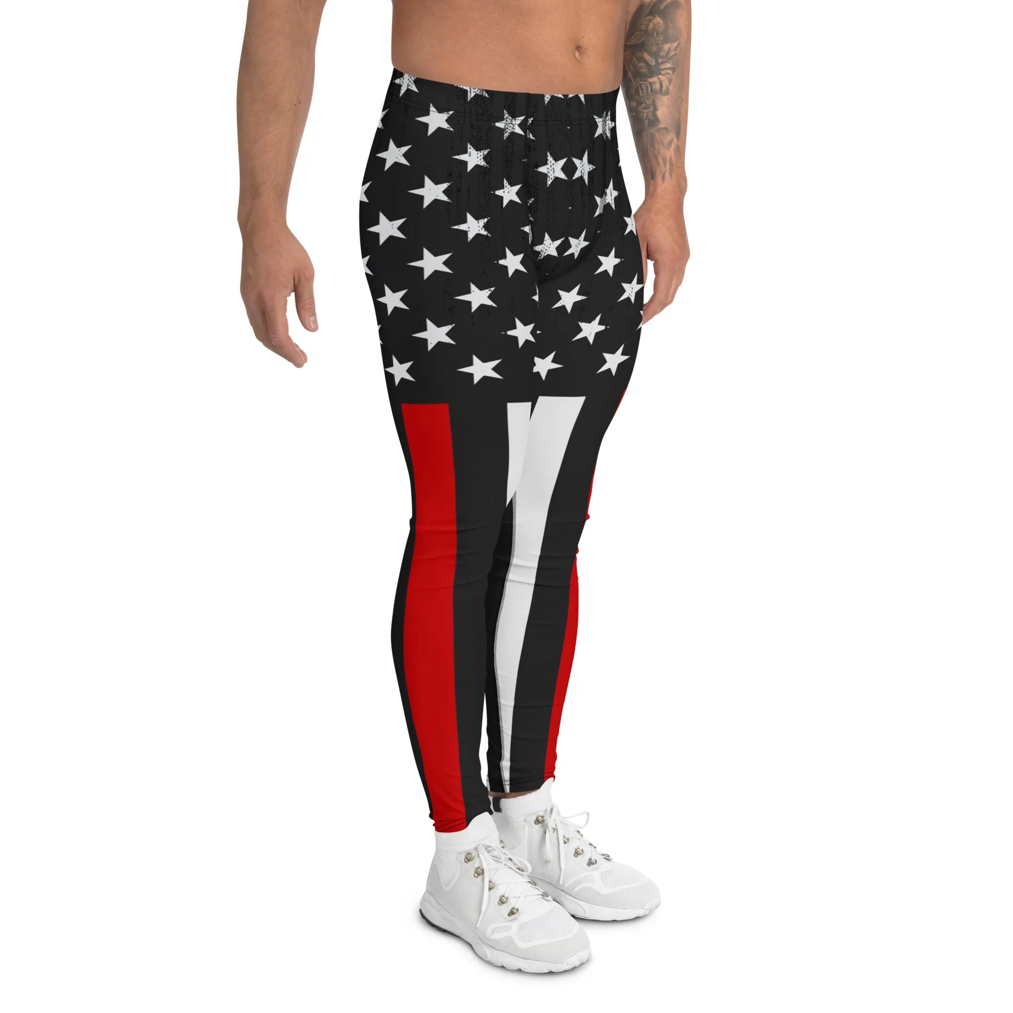 First Responder Firefighter Men's Leggings