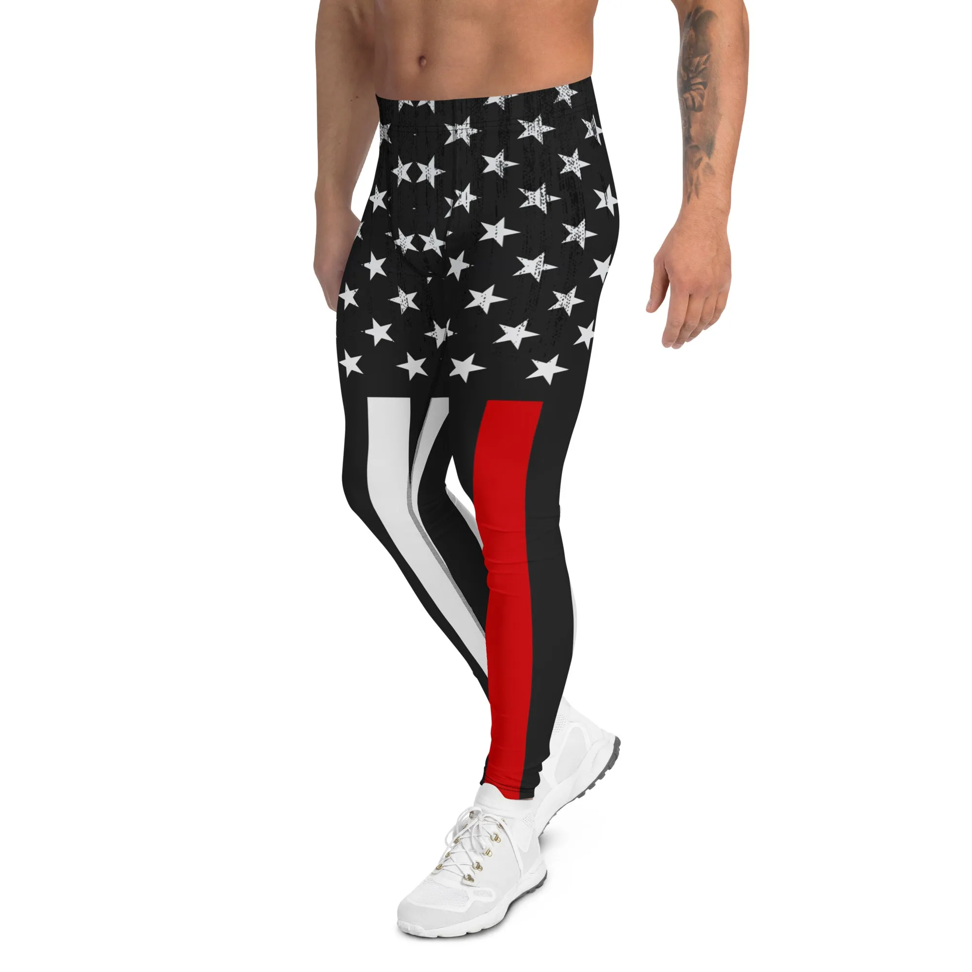 First Responder Firefighter Men's Leggings