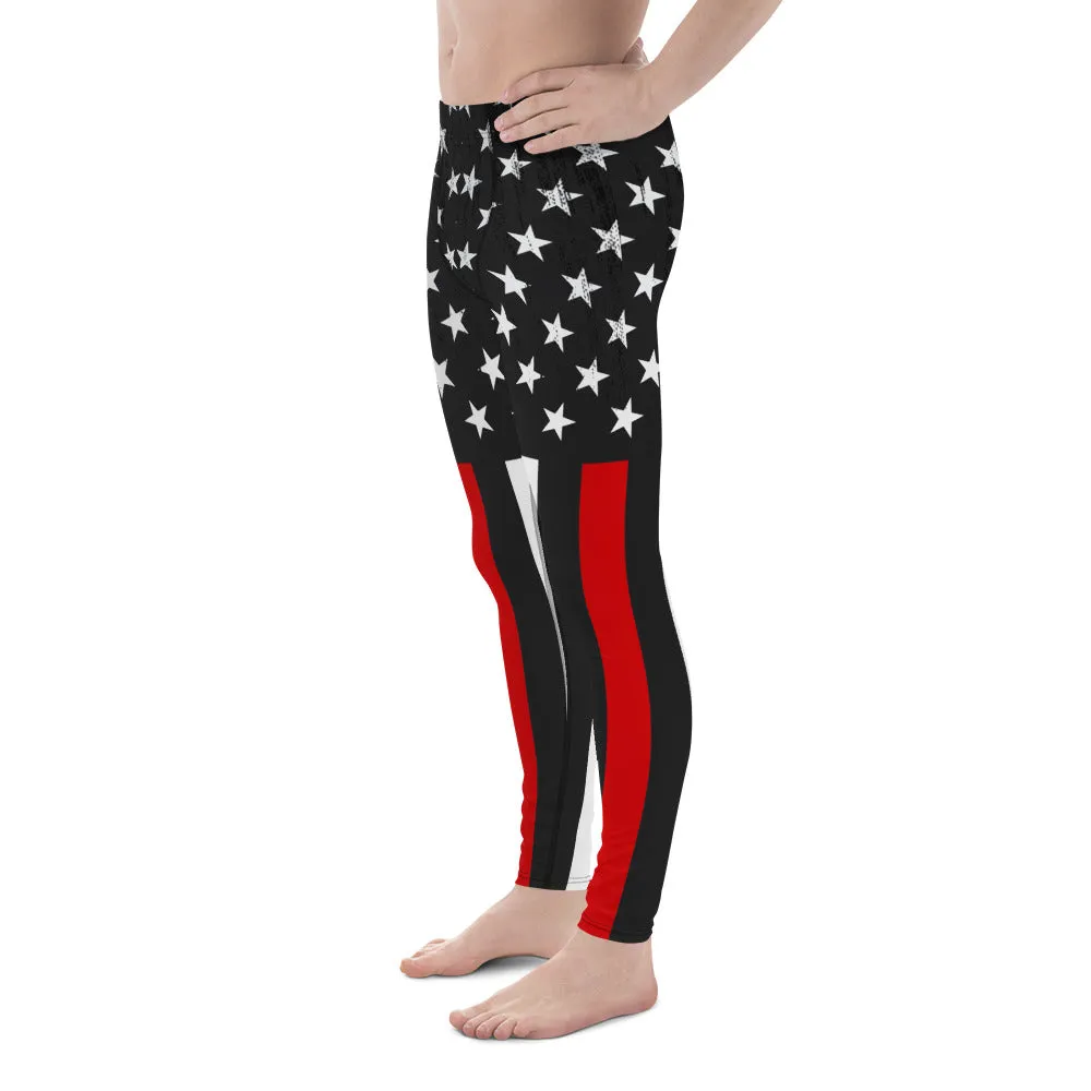 First Responder Firefighter Men's Leggings