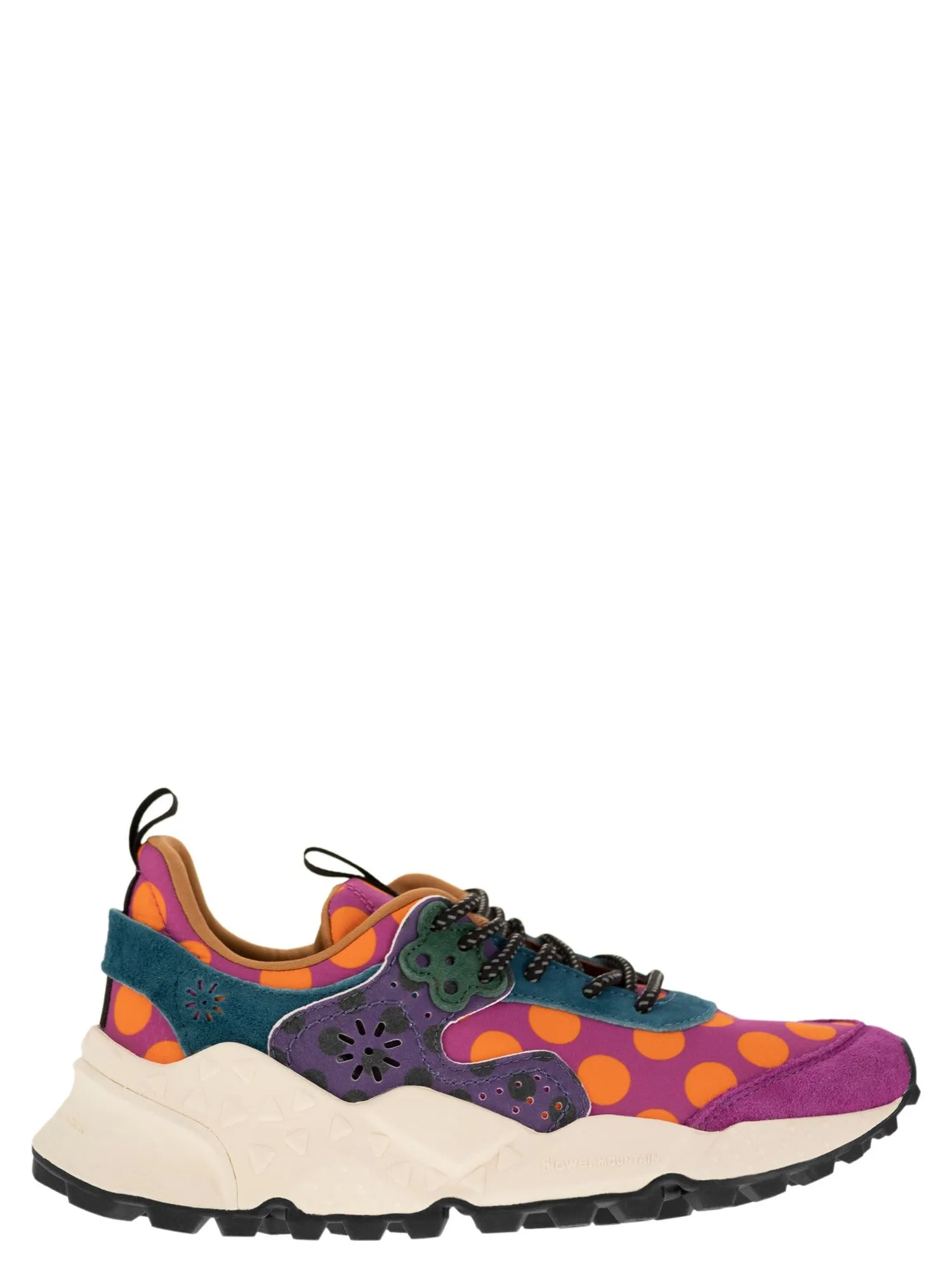 Flower Mountain    Flower Mountain Kotetsu Sneakers In Suede And Technical Fabric