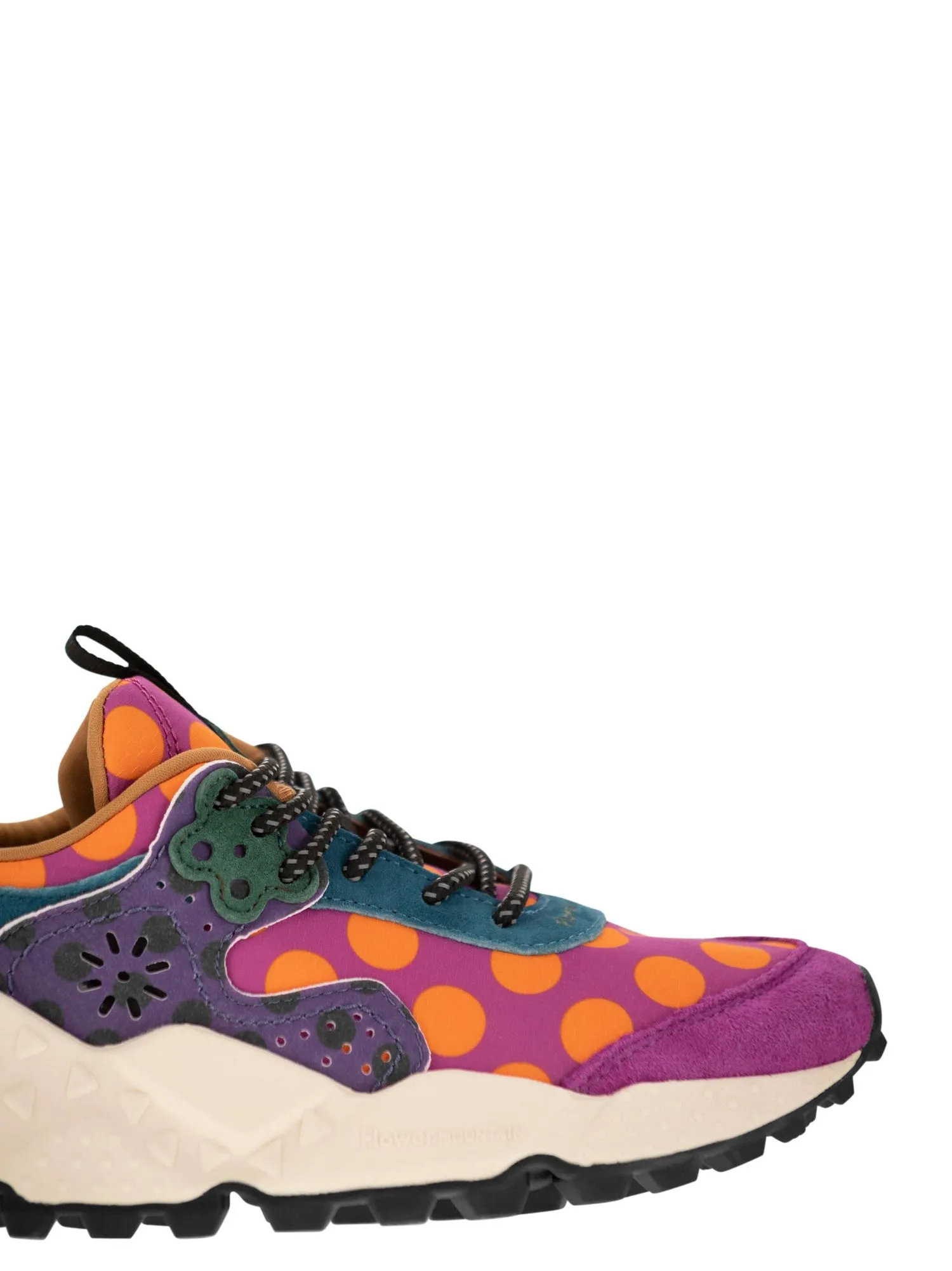 Flower Mountain    Flower Mountain Kotetsu Sneakers In Suede And Technical Fabric