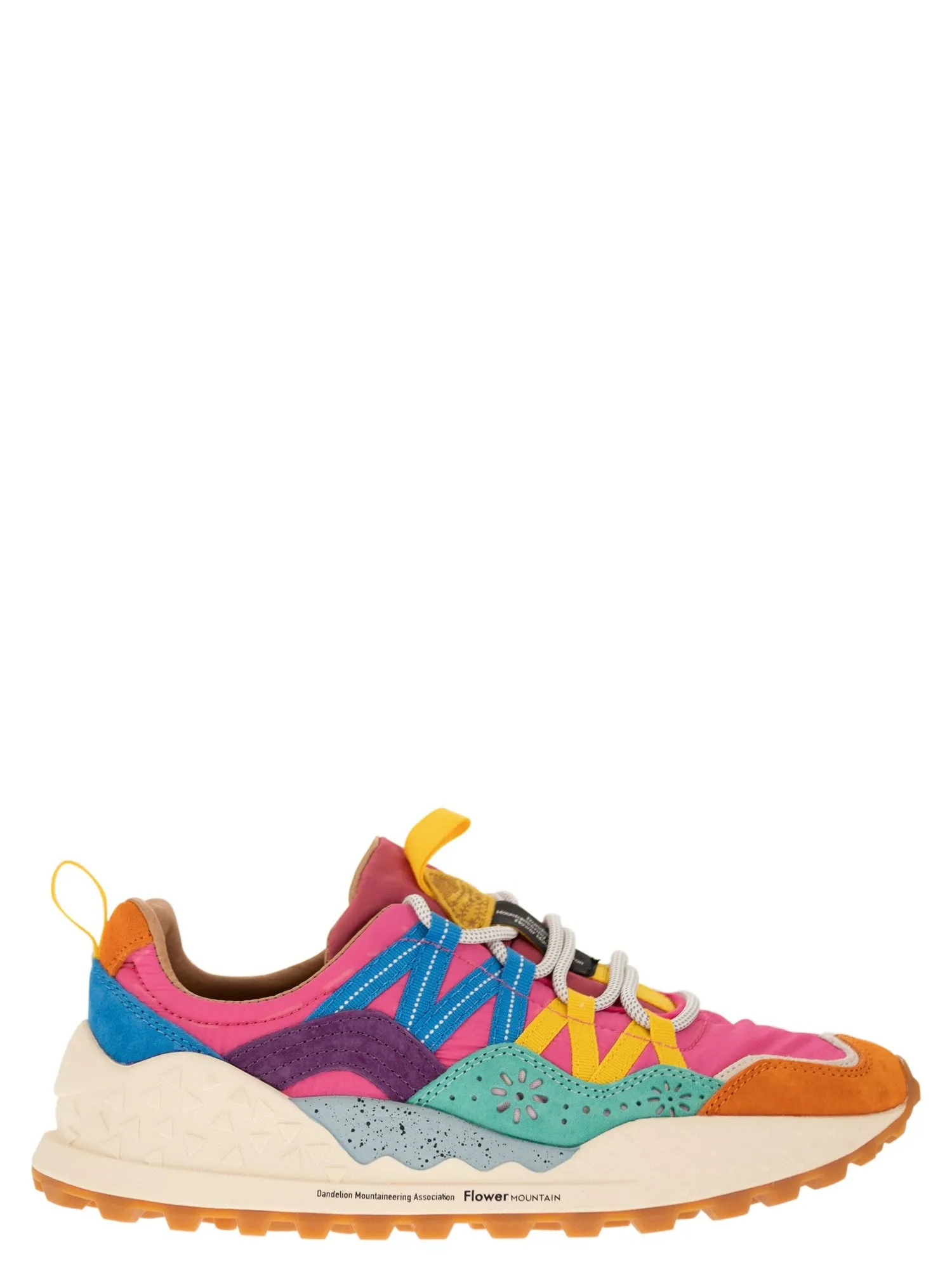 Flower Mountain    Flower Mountain Washi Sneakers In Suede And Technical Fabric