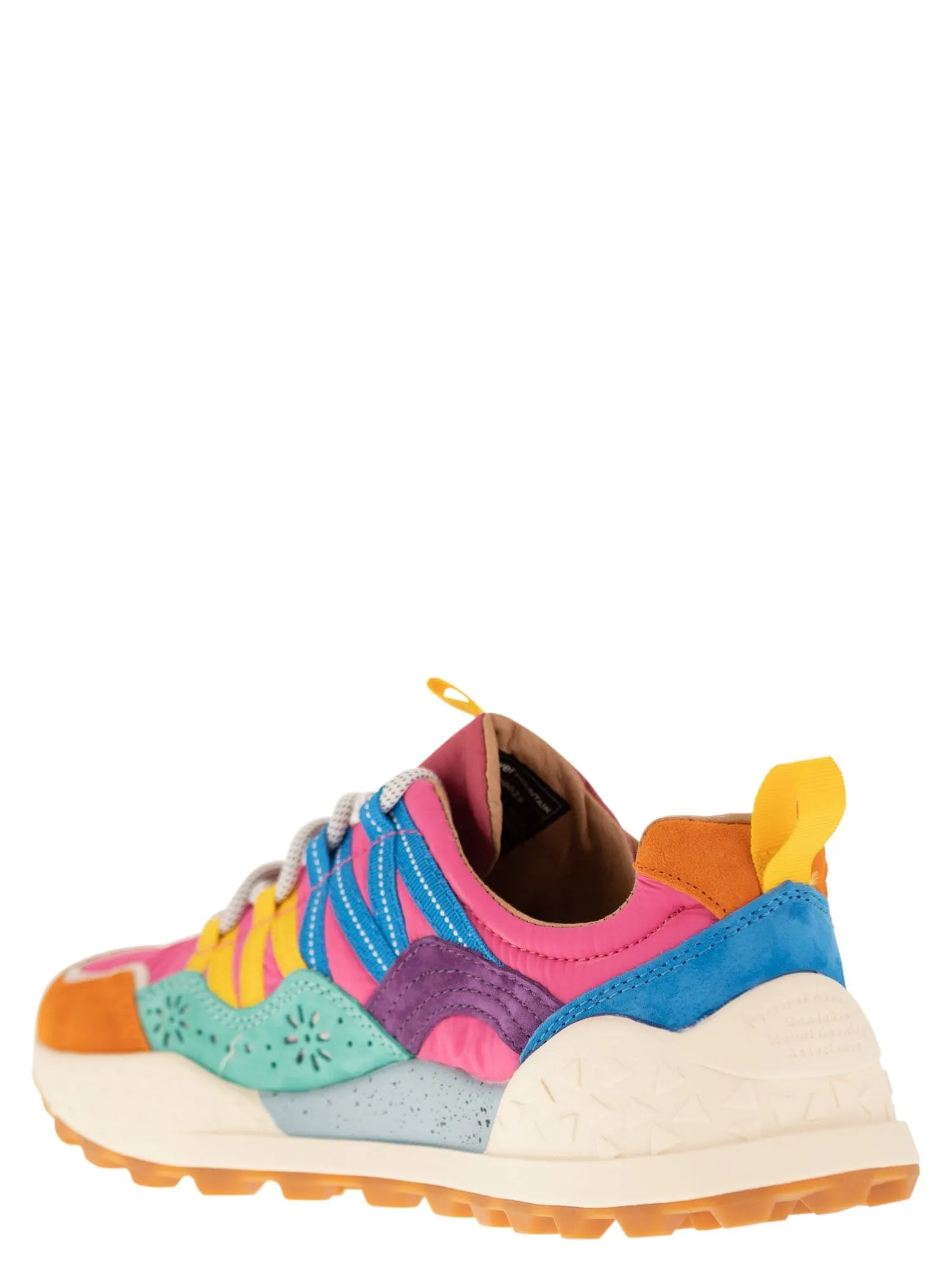 Flower Mountain    Flower Mountain Washi Sneakers In Suede And Technical Fabric