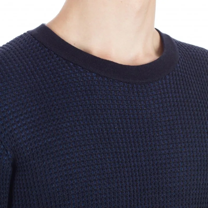 Folk Fleck Knit Jumper (Navy)