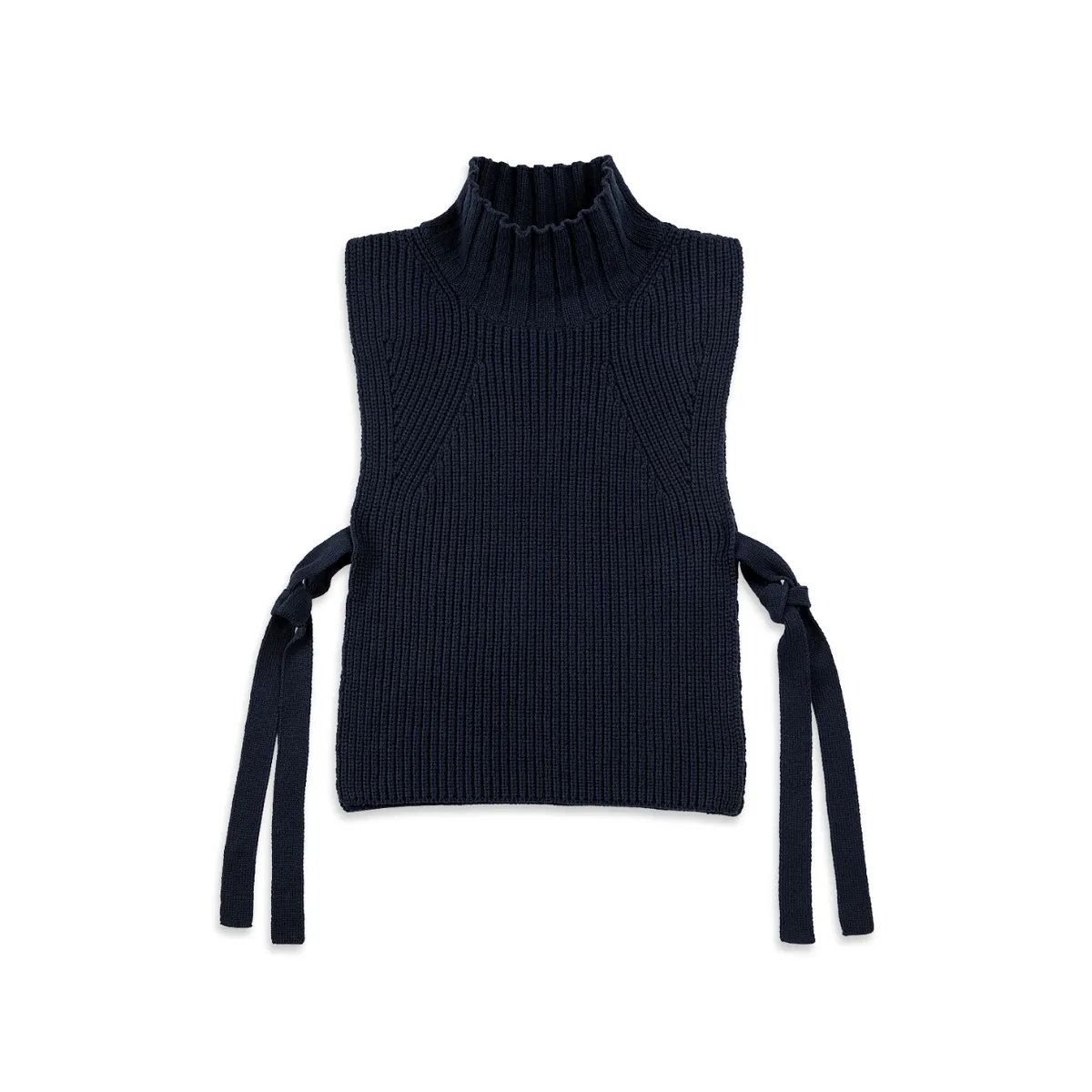 Future Classics   Roll neck Knit Vest Navy