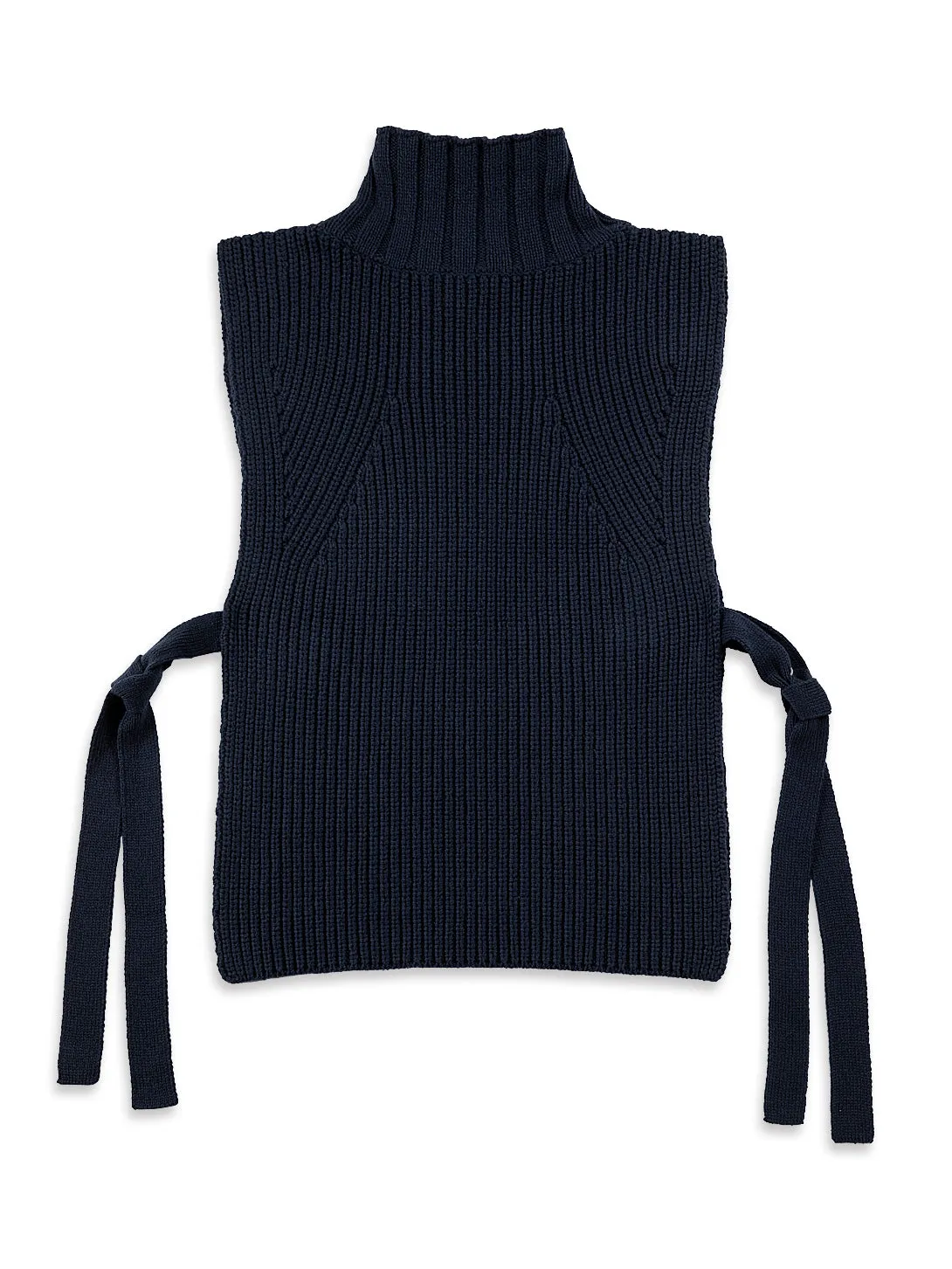 Future Classics   Roll neck Knit Vest Navy