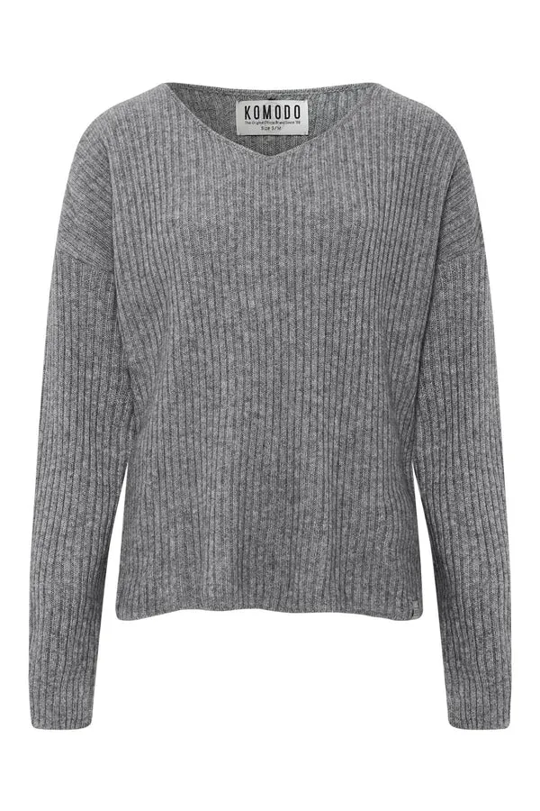 GEMIMA Cashmere Jumper - Grey