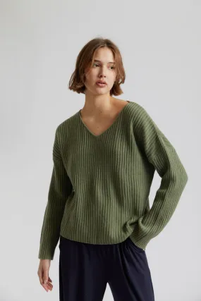 GEMIMA Cashmere Jumper - Sage