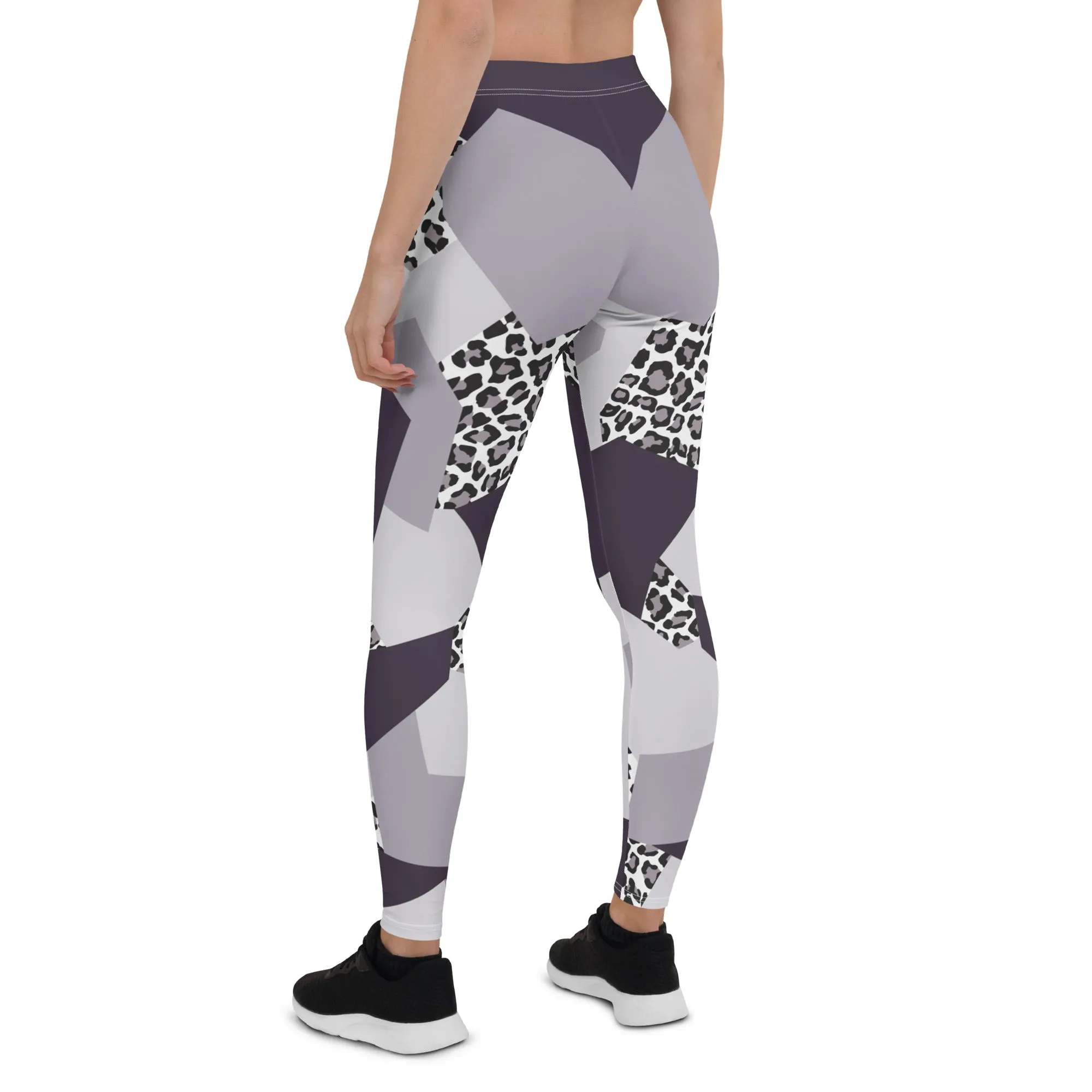 Geometric Animal Print Leggings