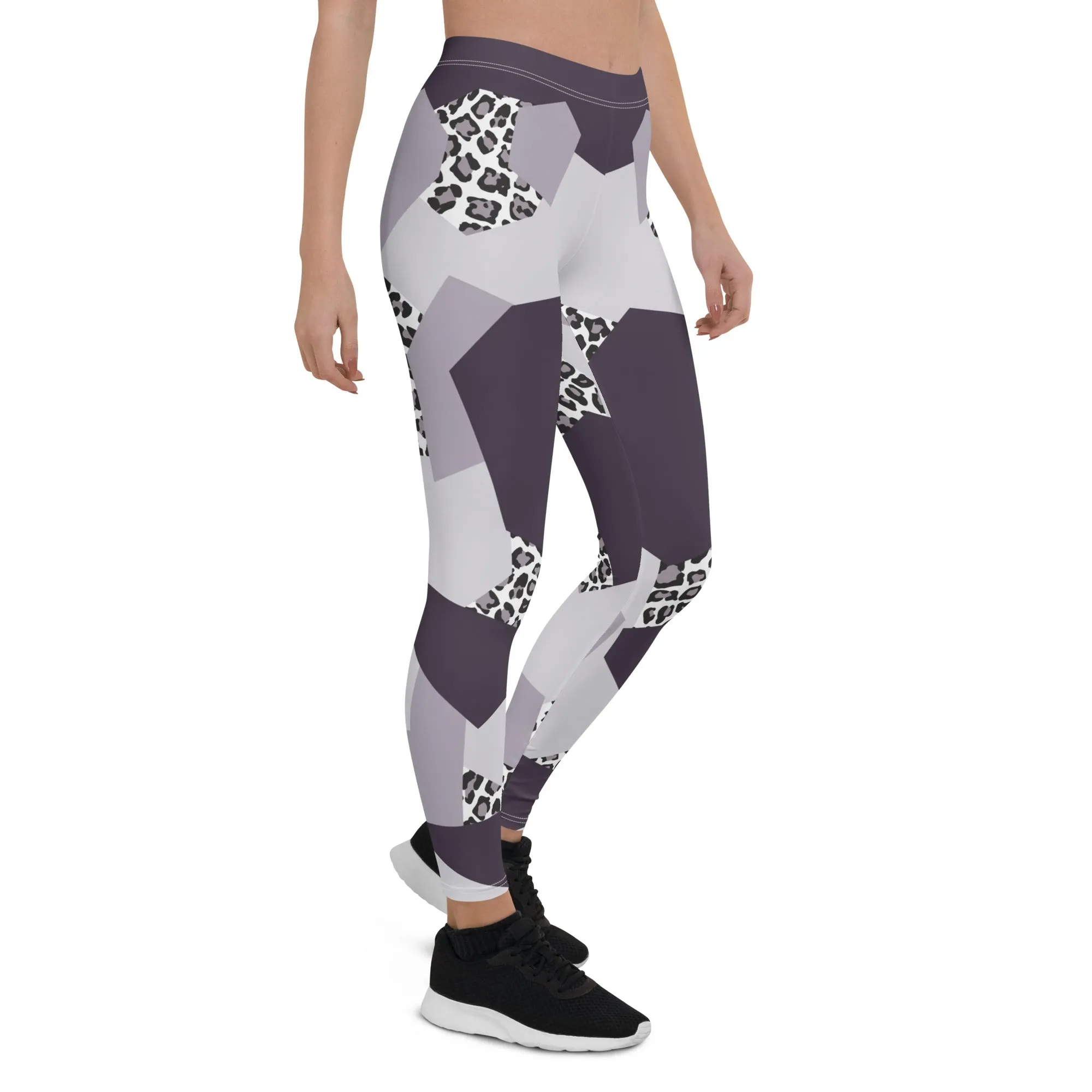 Geometric Animal Print Leggings