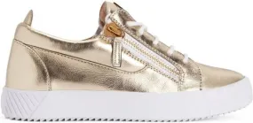 Giuseppe Zanotti Nicki metallic-finish sneakers Gold