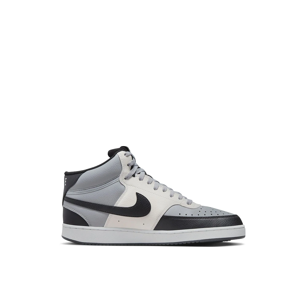 Globo Nike Court Mid-tb - Men's Air Sneakers Grey