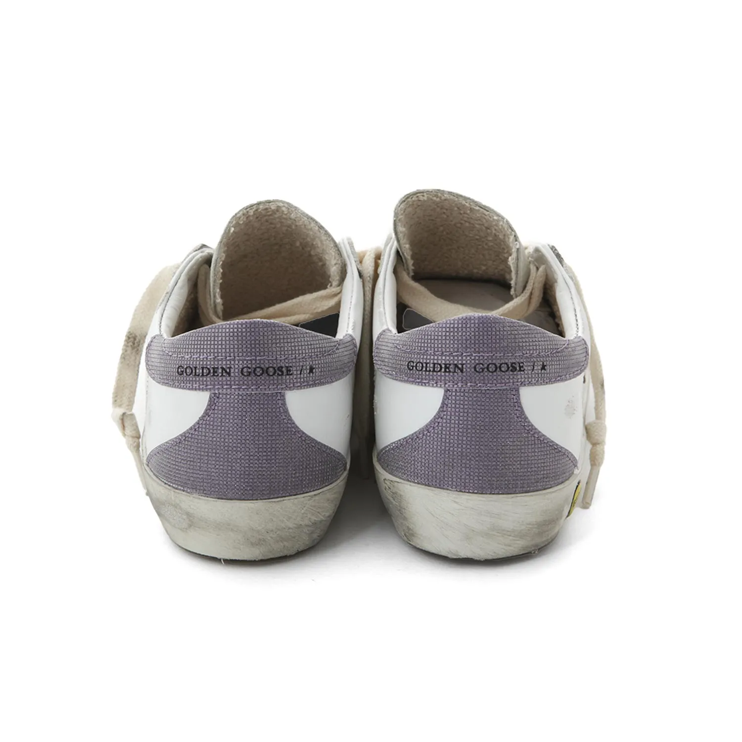 Golden Goose Gold And Lilac Sstar Sneakers For Jr Girls