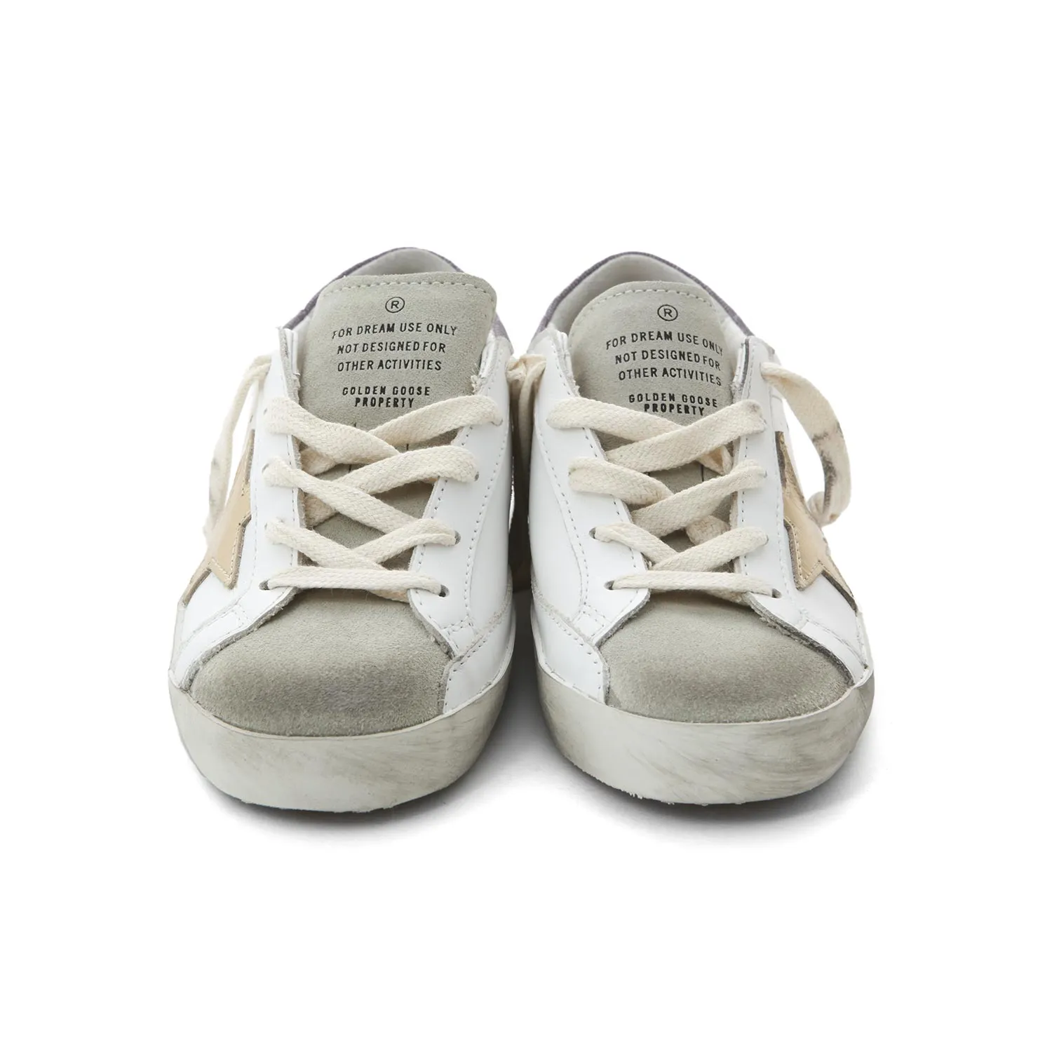 Golden Goose Gold And Lilac Sstar Sneakers For Jr Girls