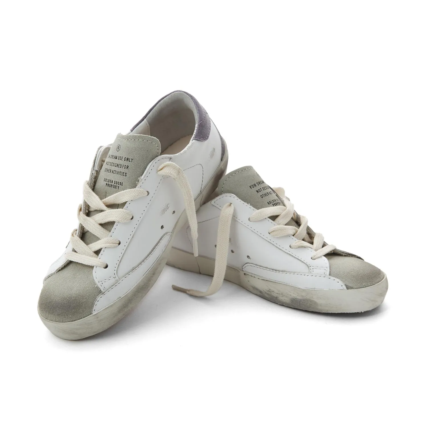 Golden Goose Gold And Lilac Sstar Sneakers For Jr Girls