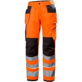 Helly Hansen Mens UCME Construction CL1 Hi Vis Work Trousers