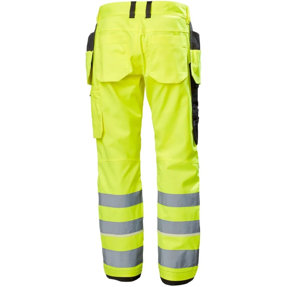 Helly Hansen Mens UCME Construction CL1 Hi Vis Work Trousers