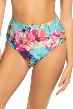 High Waist Banded Bikini Bottom