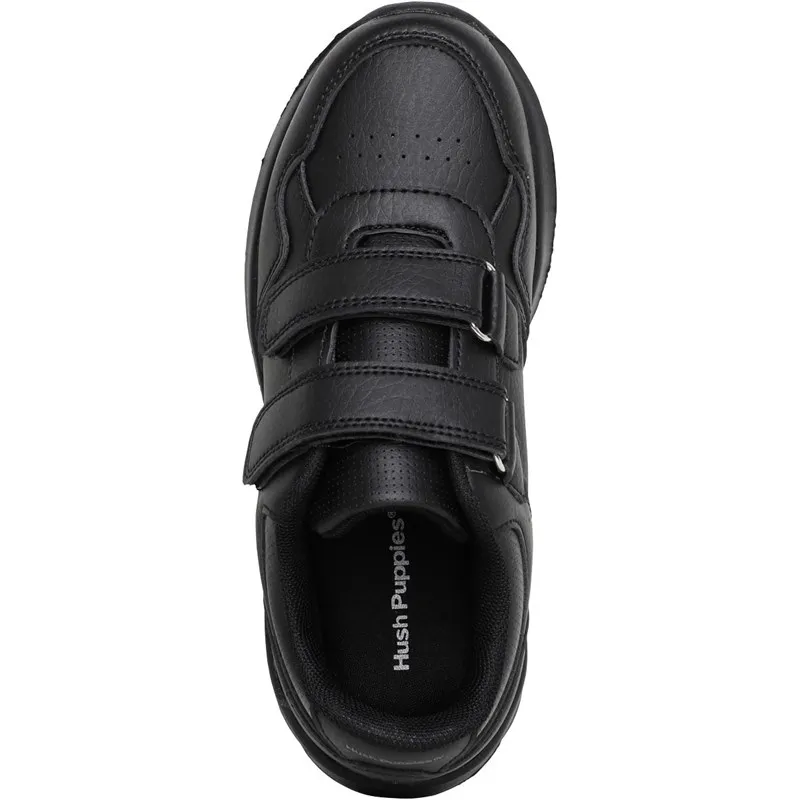 Hush Puppies Junior Boys Marling Easy Trainers Black