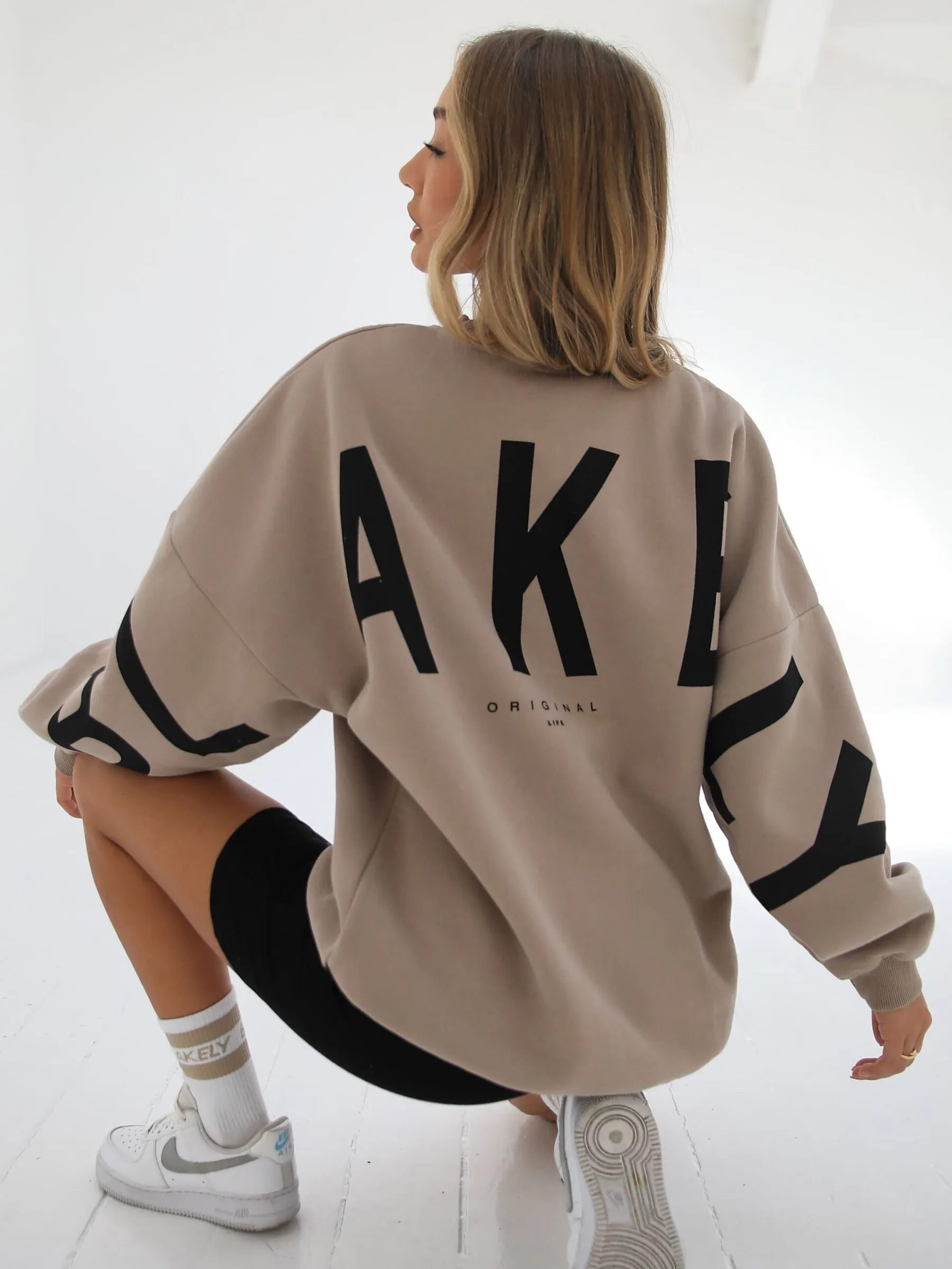 Isabel Oversized Jumper - Tan