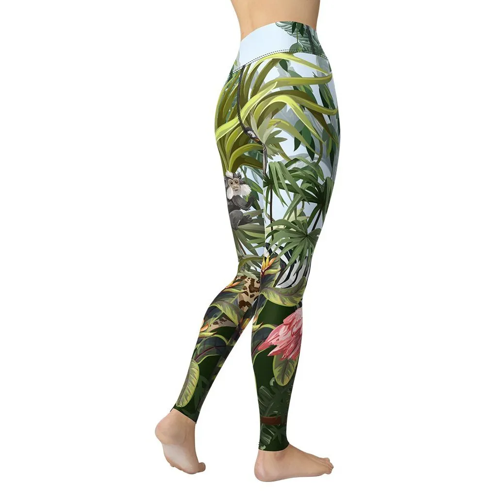 Jungle Celebration Yoga Leggings