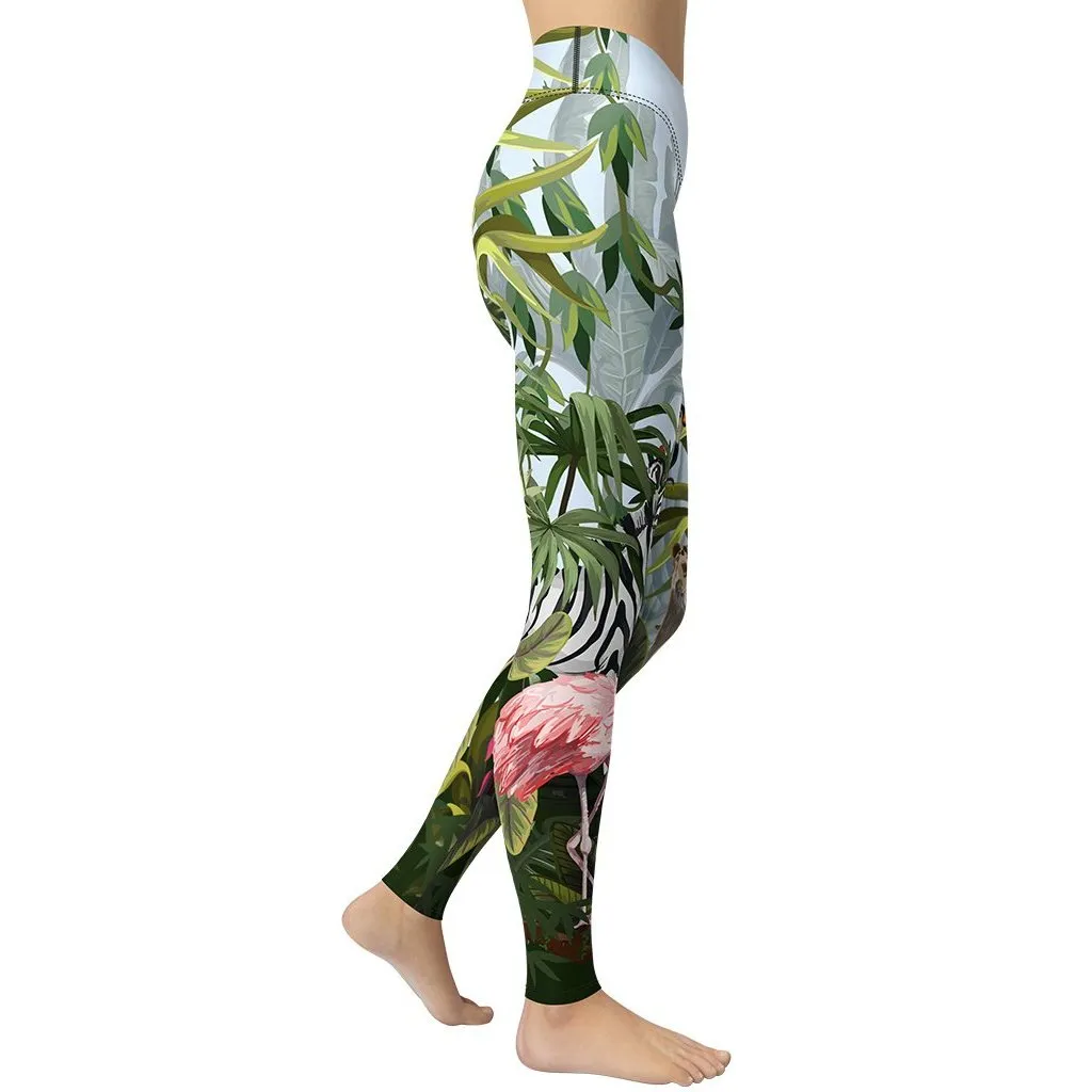 Jungle Celebration Yoga Leggings