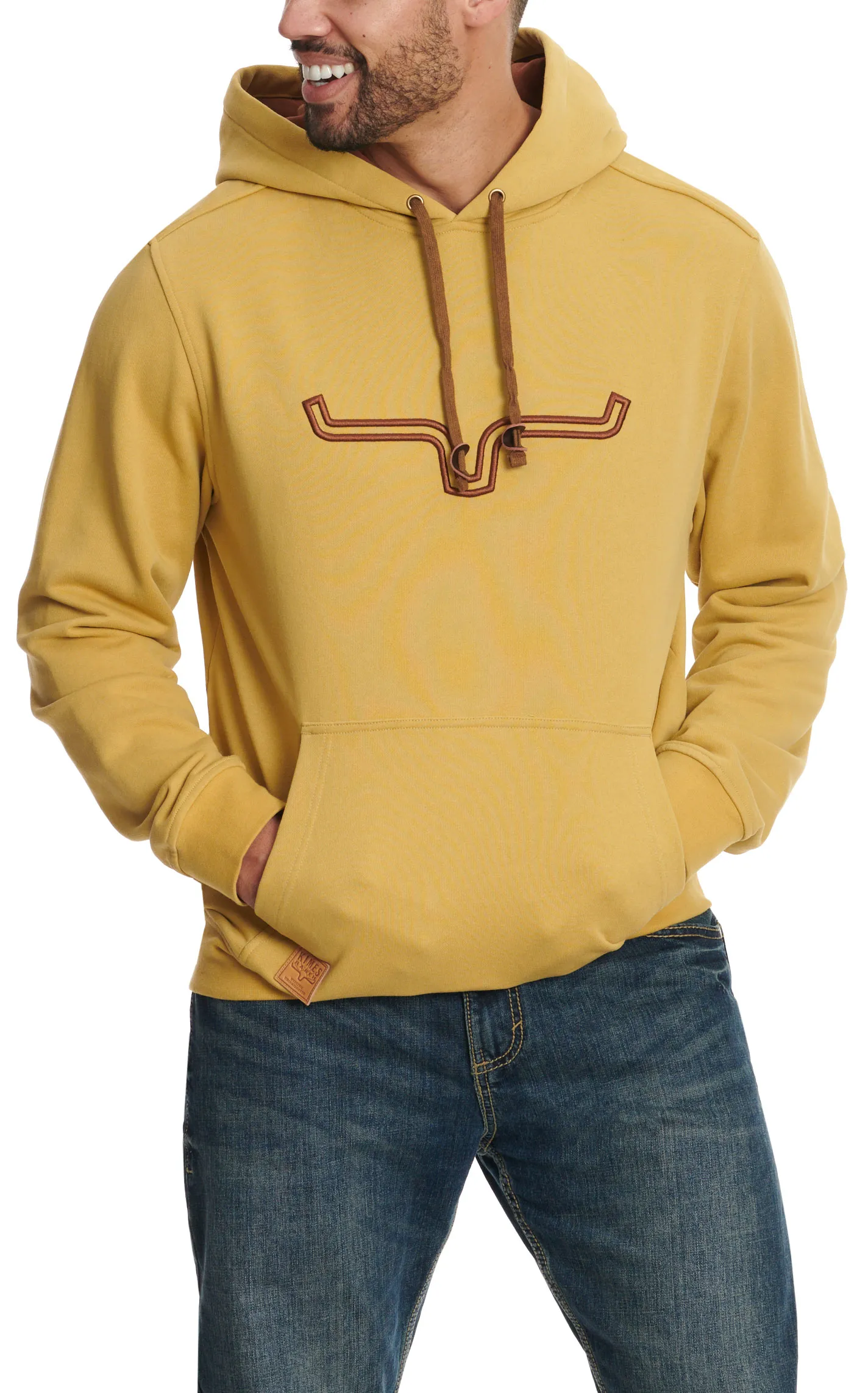 Kimes Ranch Men's Fast Talker Mustard Hoodie