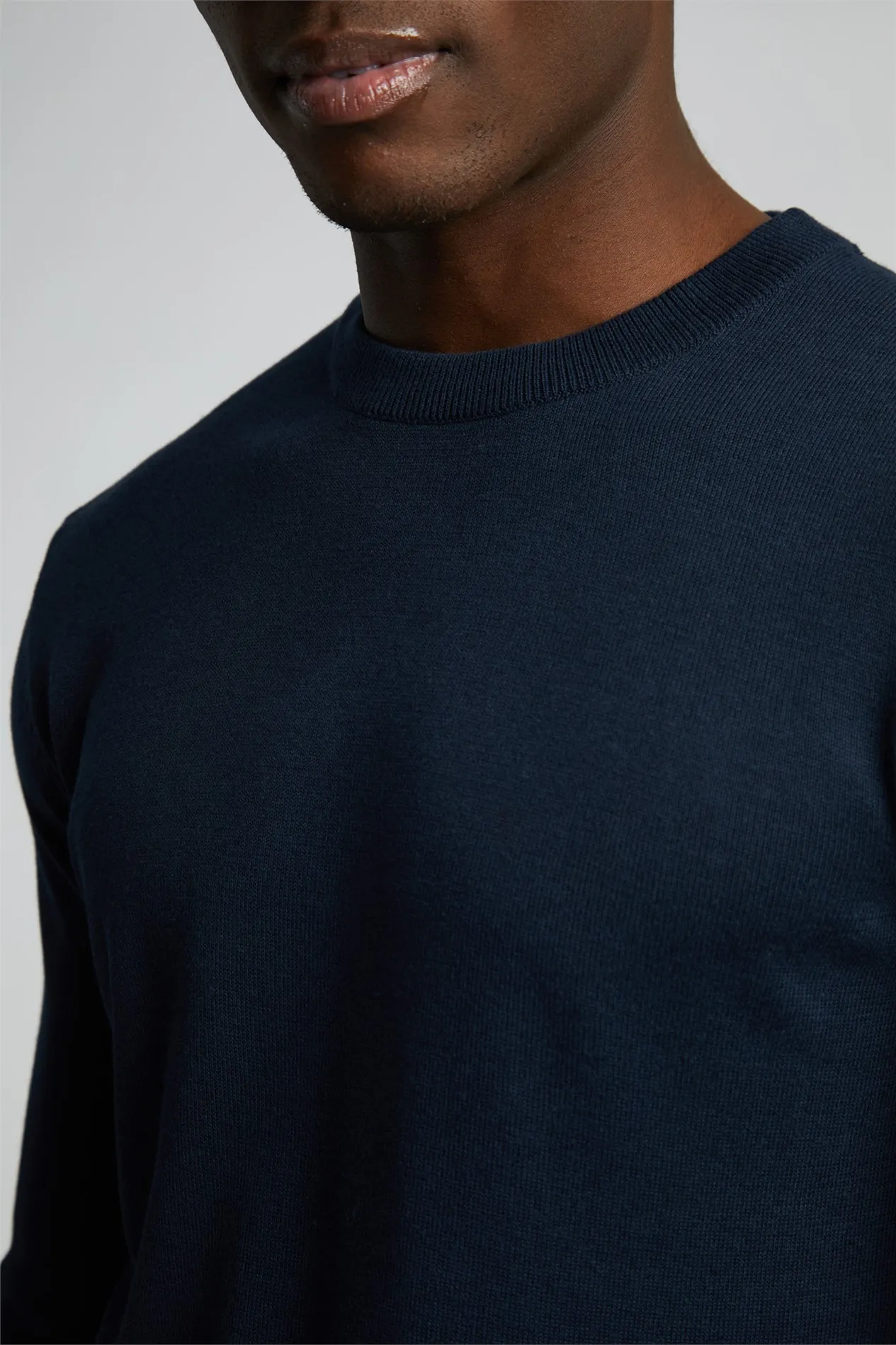 Knitted Crew Neck Jumper