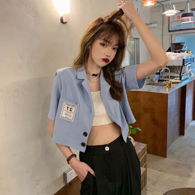 Korean style short shirt