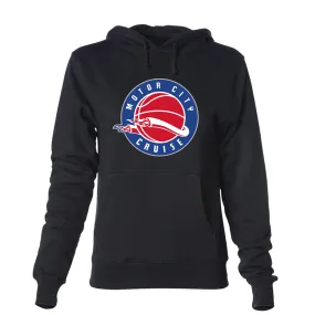 Ladies Detroit Pistons Motor City Cruise Pullover Hooded Sweatshirt