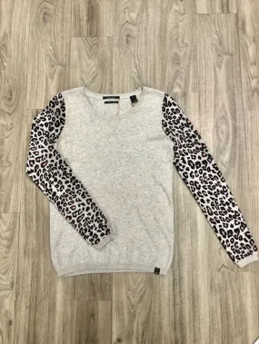 Leopard Sleeve Jumper