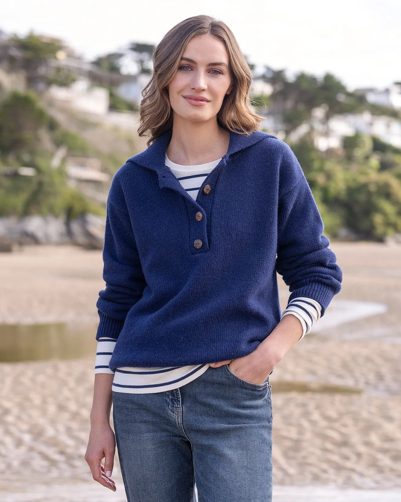 Luxe Sailor Collar Jumper