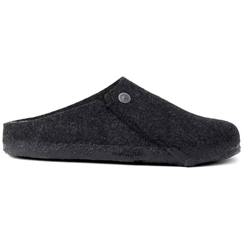 Men’s Birkenstock Zermatt Wool Felt Shearling Slipper – Anthracite