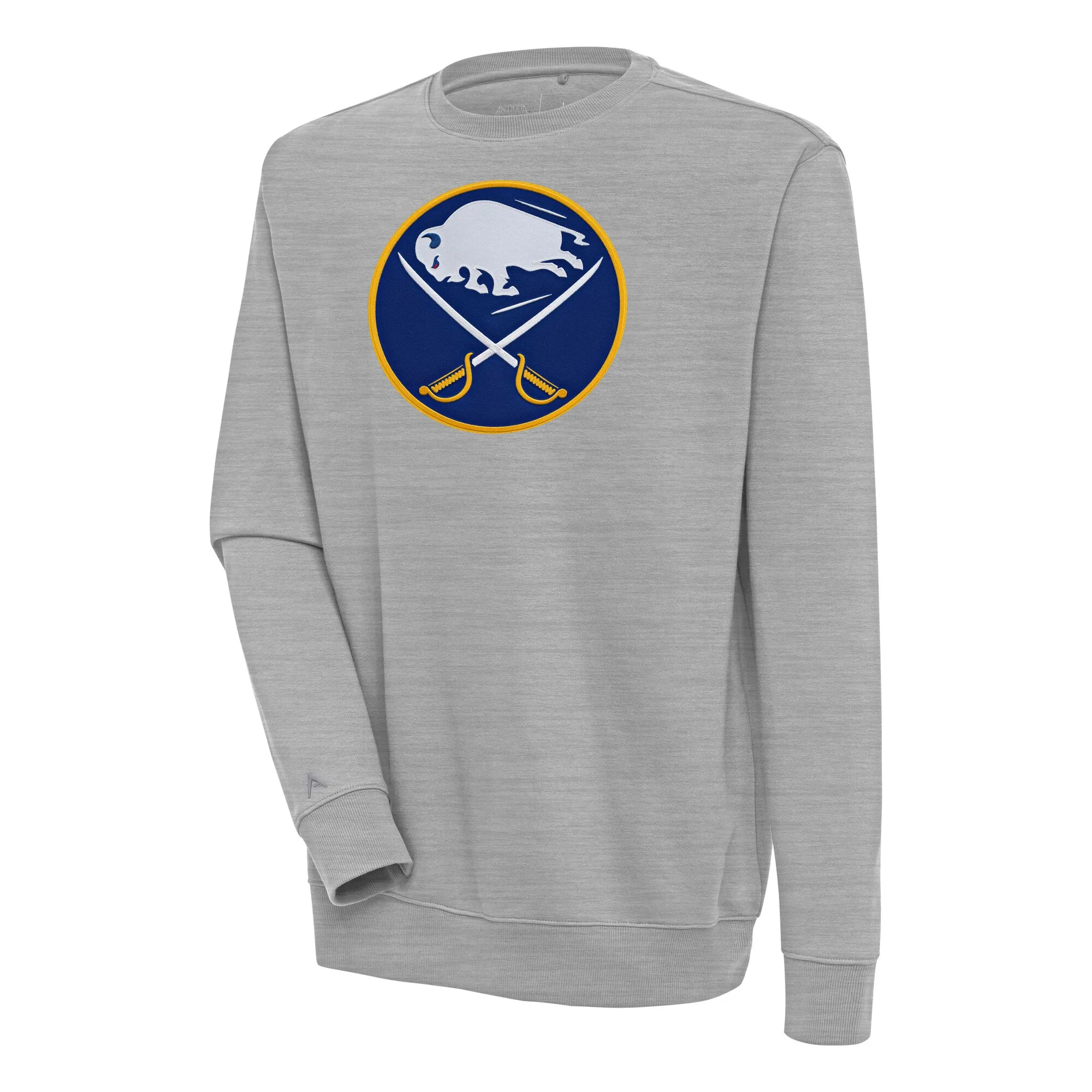 Men's Buffalo Sabres  Antigua Heather Gray Victory Pullover Sweatshirt