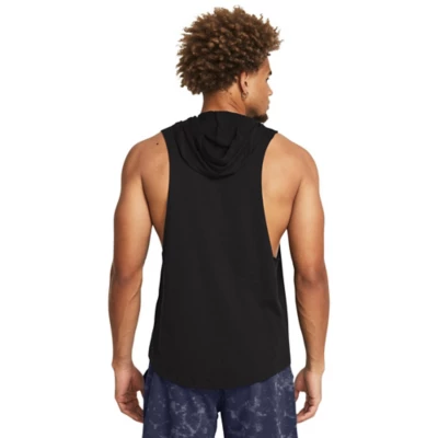 Men's Under Armour Project Rock Rents Due Sleeveless Hoodie