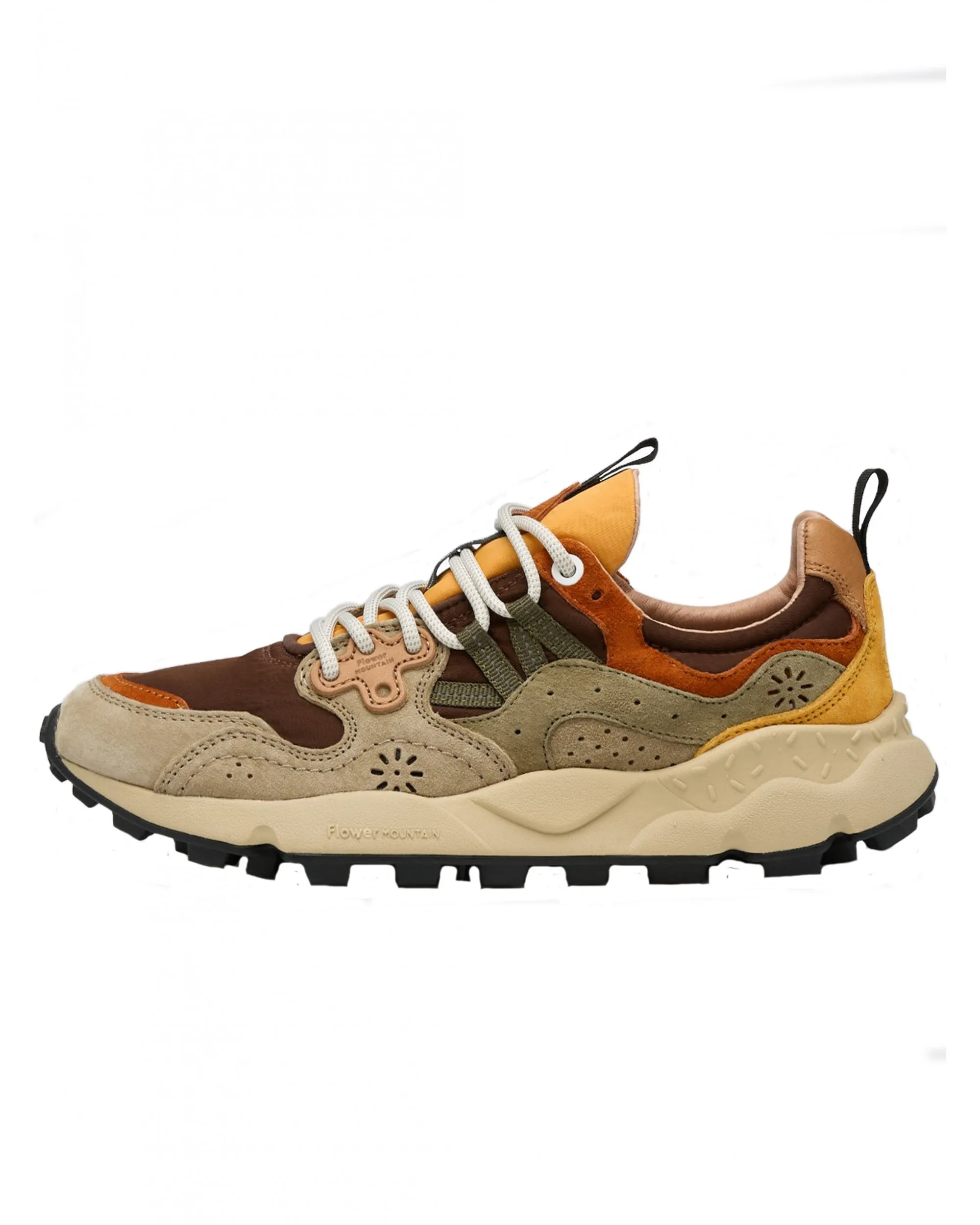 Mens Yamano 3 Trainers Taupe Brown