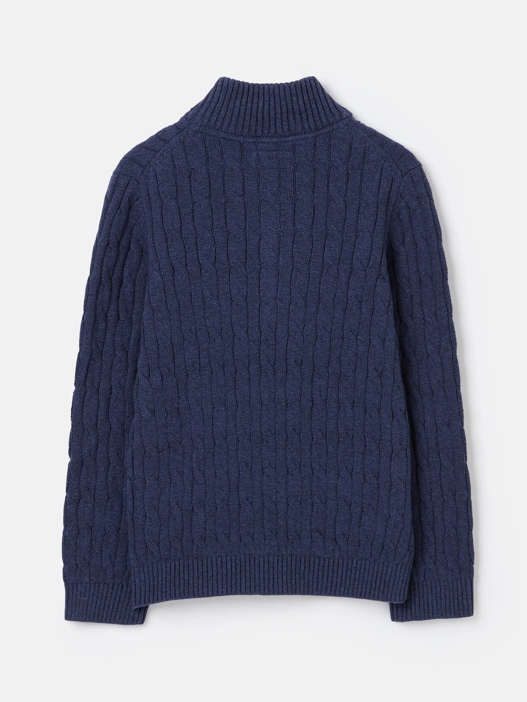 Navy Quarter Zip Jumper