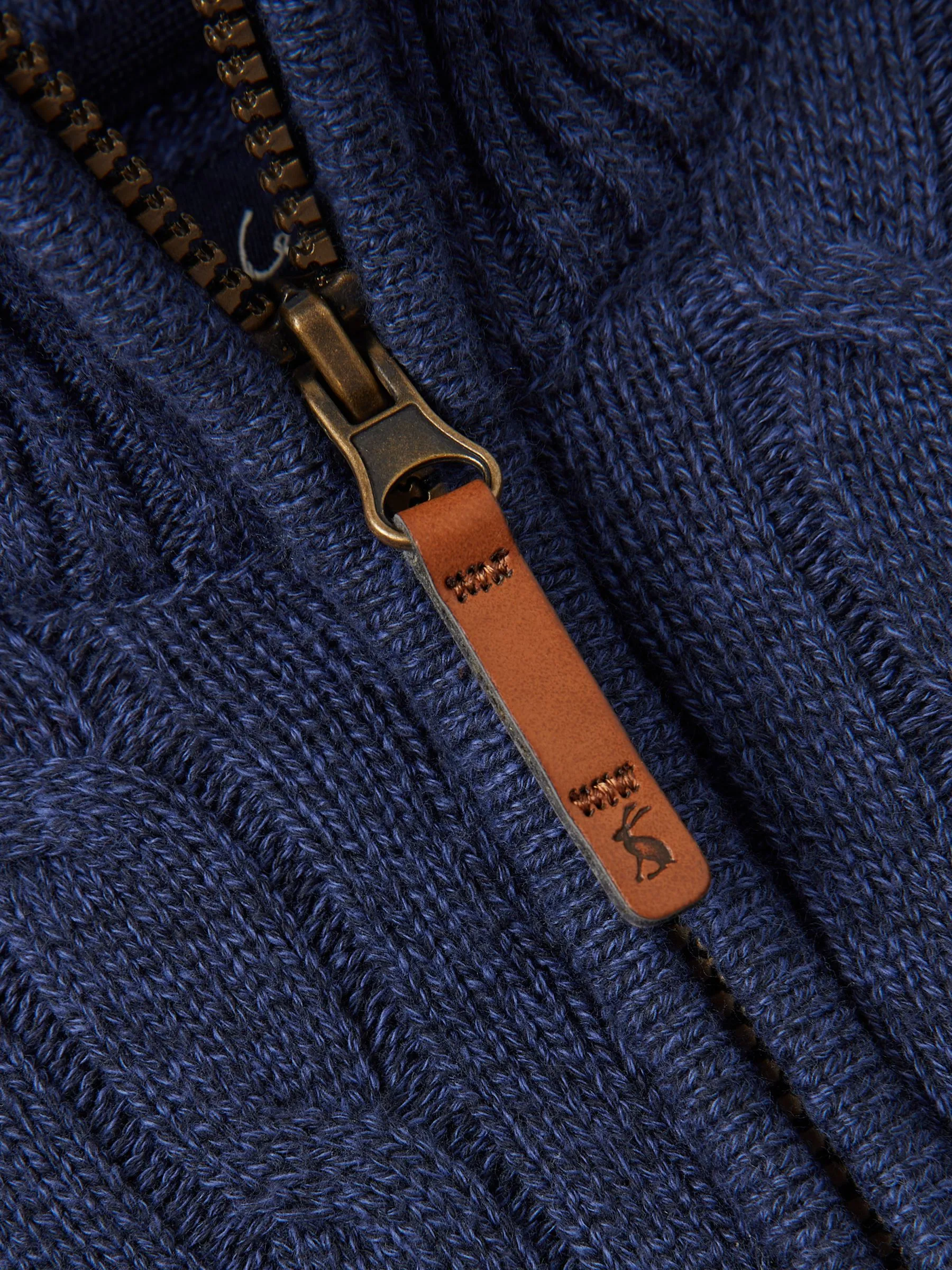 Navy Quarter Zip Jumper